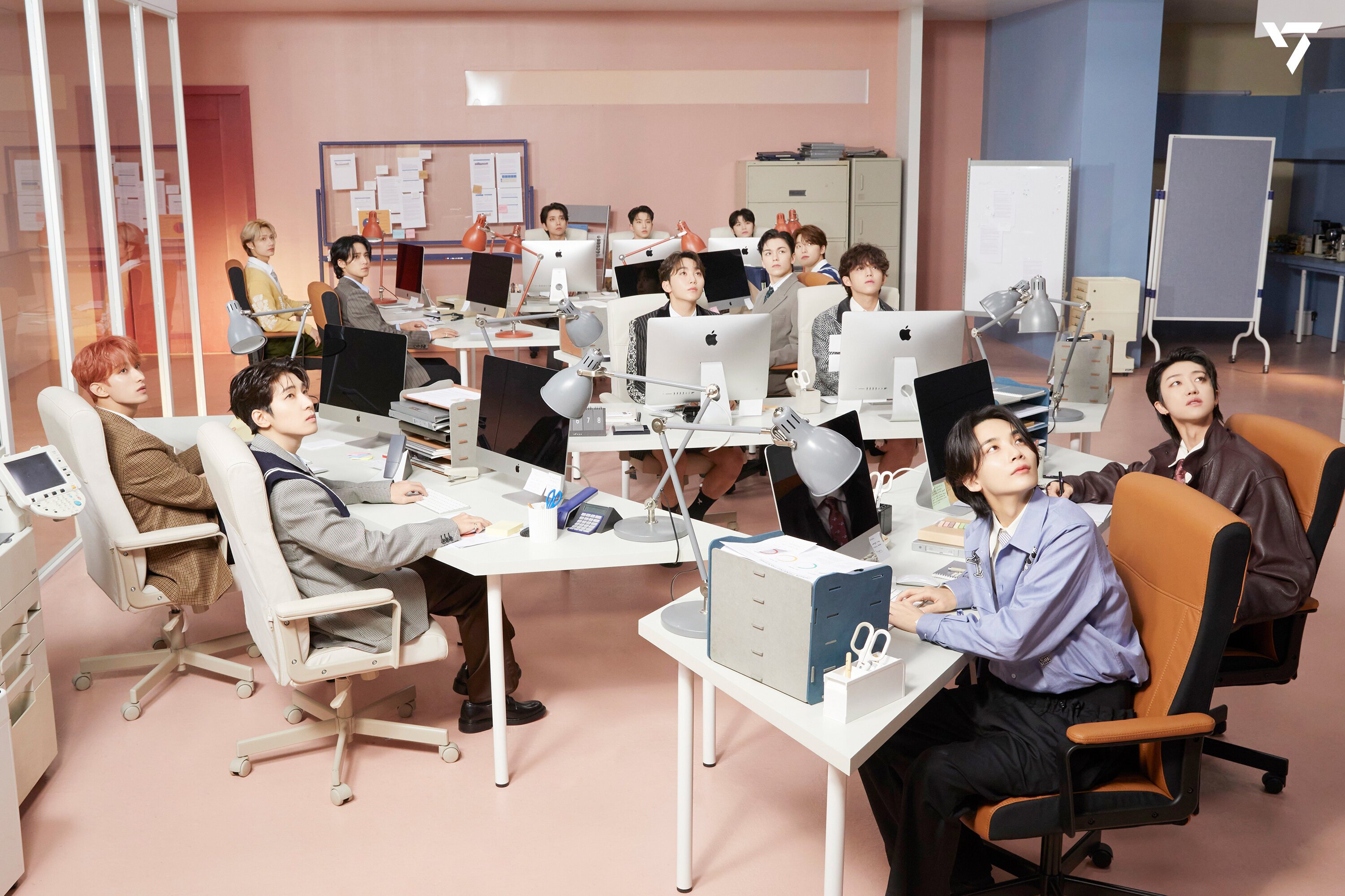 SEVENTEEN Weverse Update - 'FML' Jacket Behind Sketch