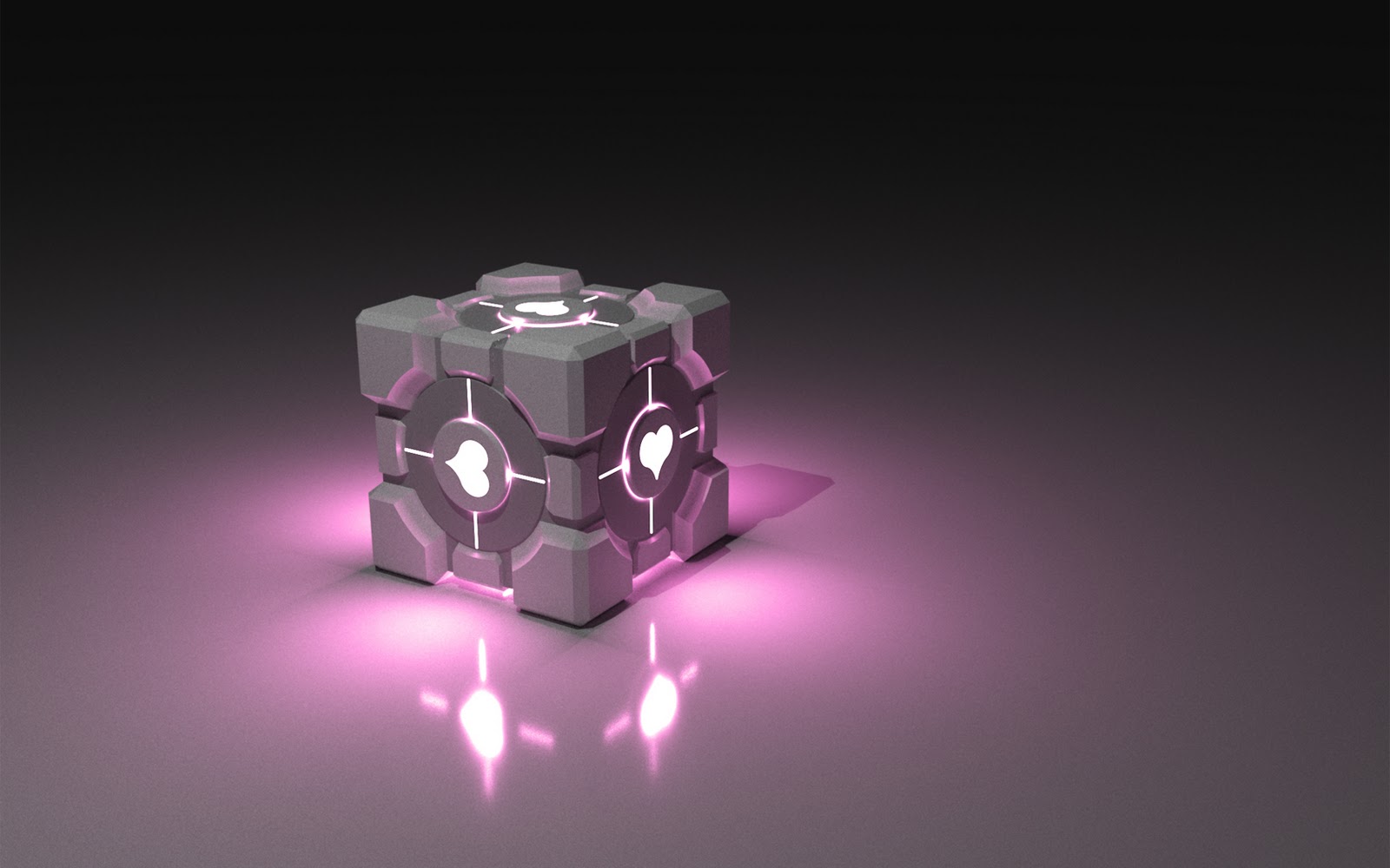 Download Will it Blender 3D Wallpaper Companion cube. .com
