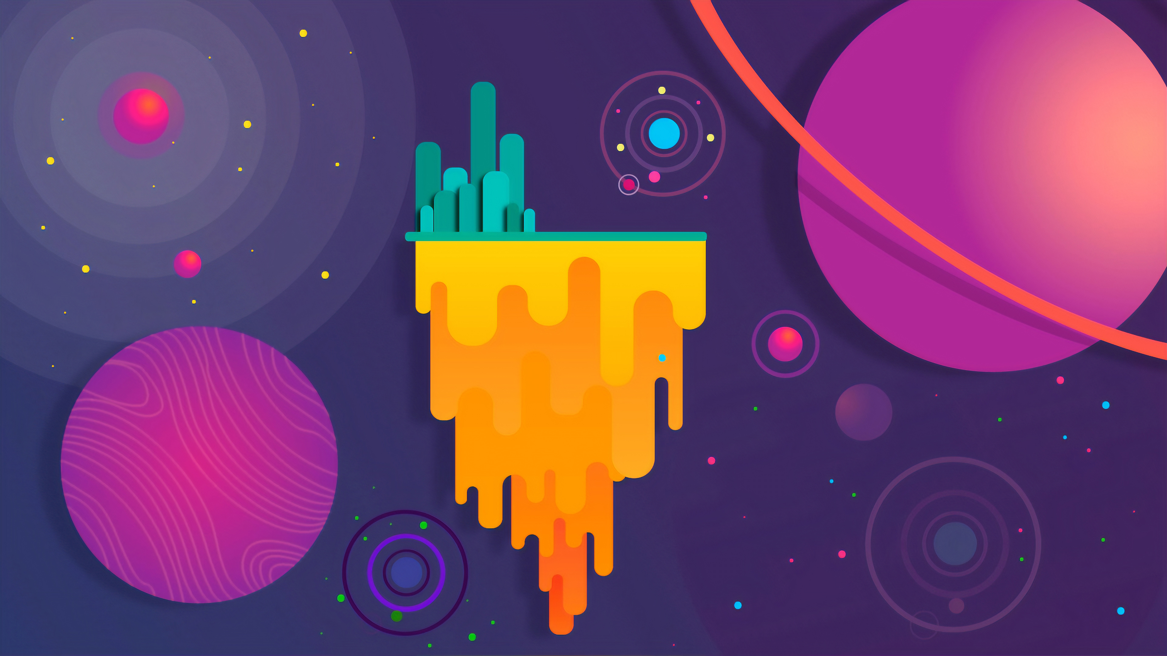 Distant Galaxy Minimal 4k, HD Artist, 4k Wallpaper, Image, Background, Photo and Picture