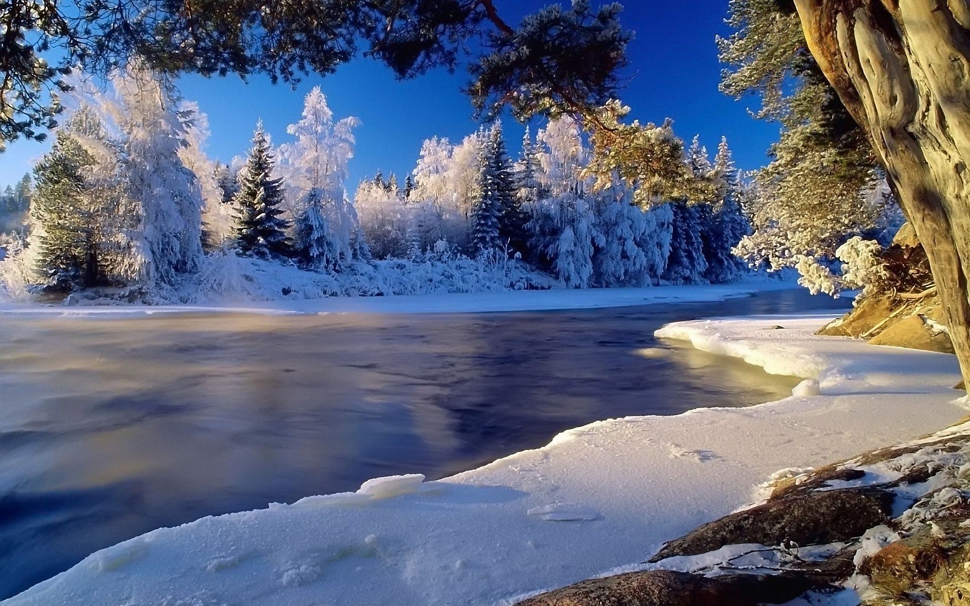 Winter Landscape Desktop Wallpaper. .com