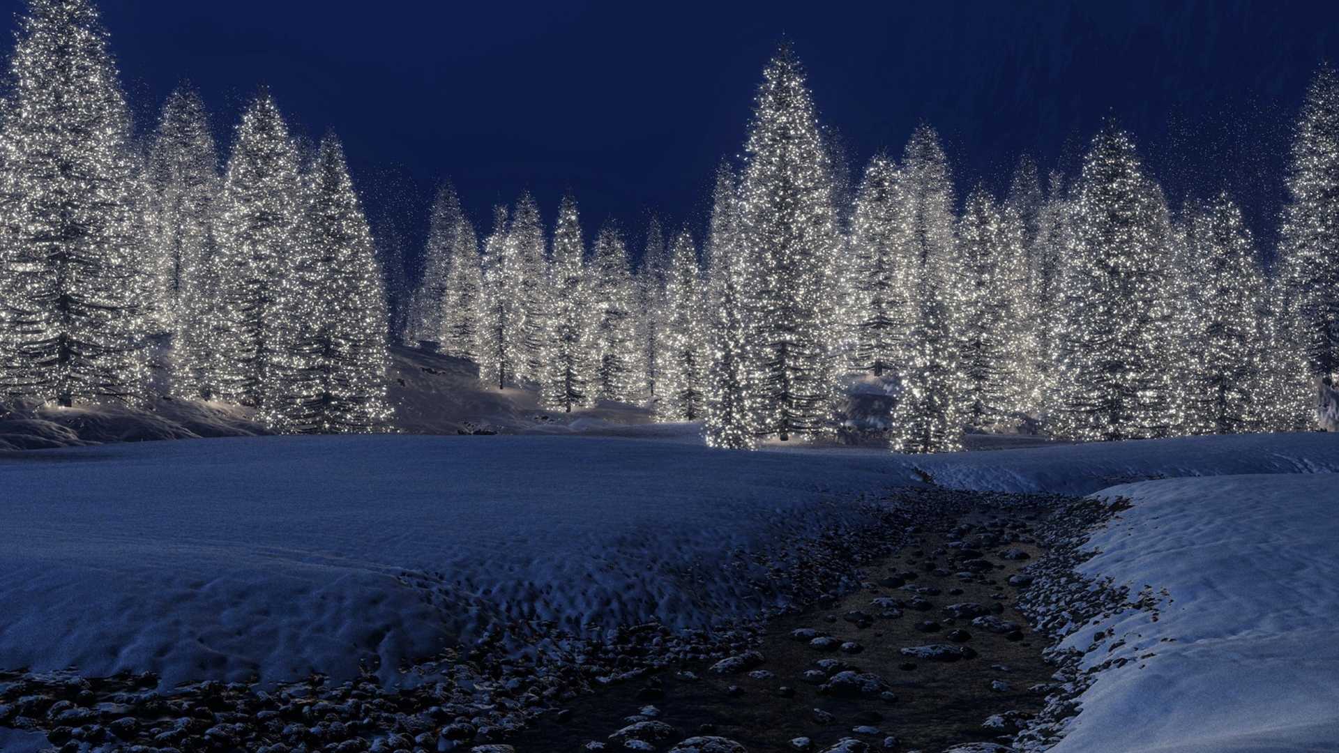 Winter Scene Desktop Wallpaper