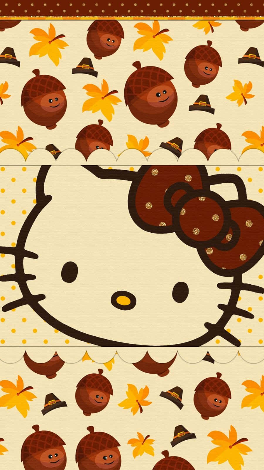 Download Celebrate Thanksgiving with Hello Kitty Wallpaper