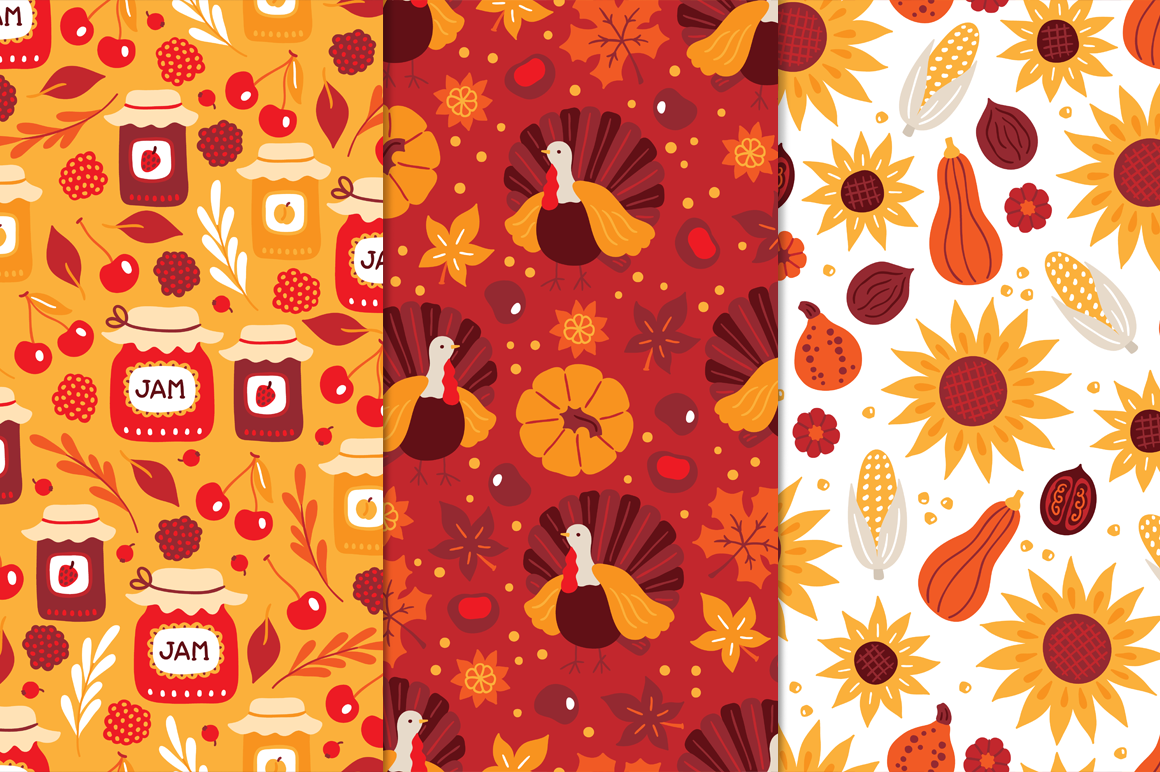 Thanksgiving Day Patterns + Bonus By Miu Miu