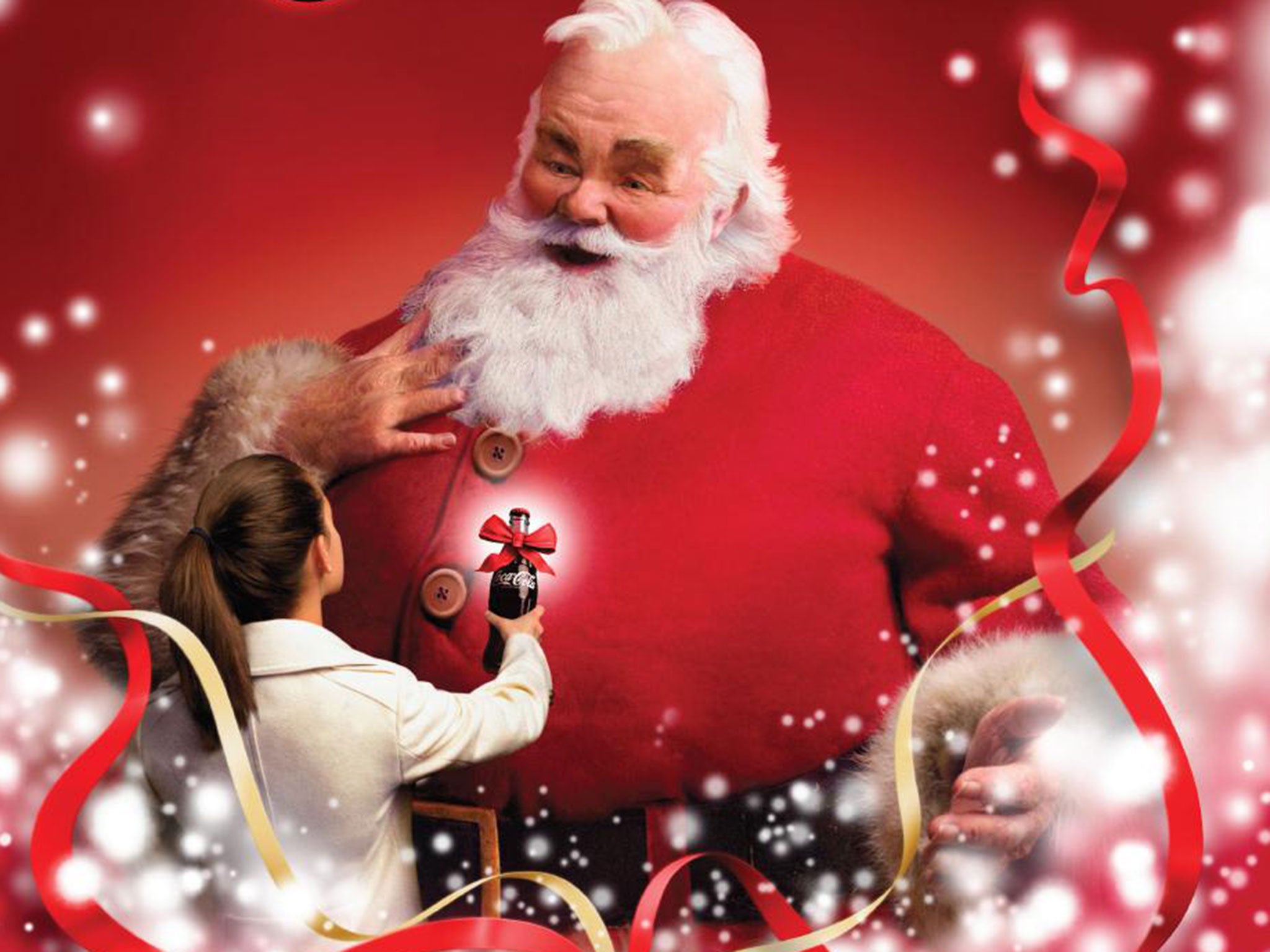 Santa Claus' dead: John Moore starred in Coca Cola and Morrisons adverts