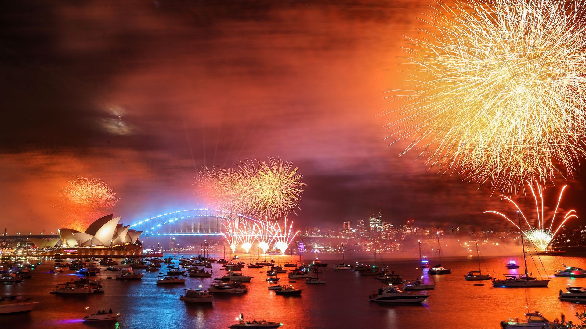 In photo: New Year's Eve around the world