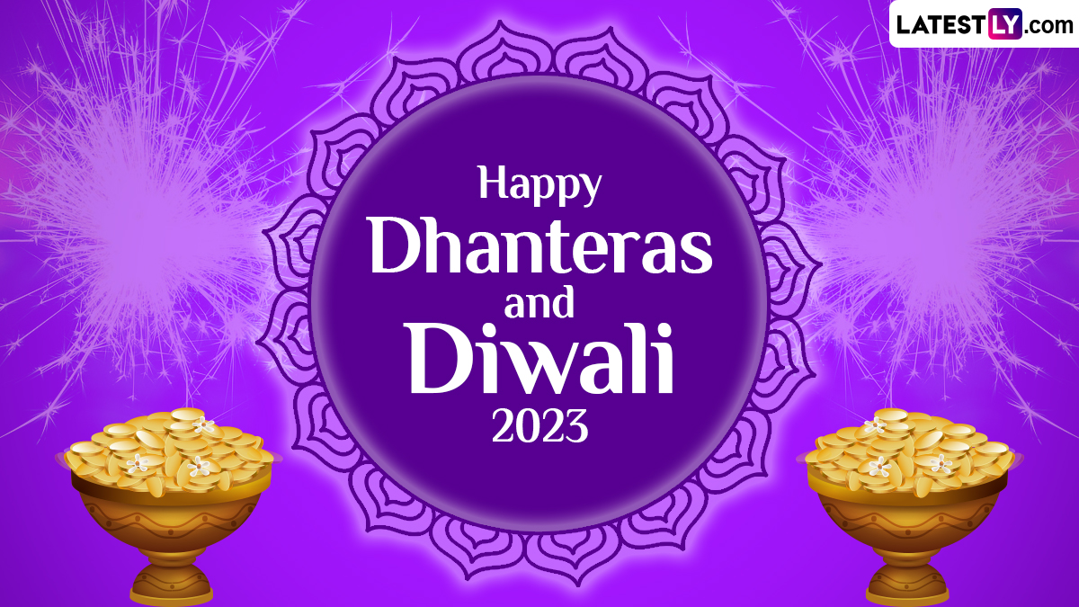 Festivals & Events News. Diwali Dhanteras 2023 Greetings, Wishes, Happy Dhantrayodashi Messages, Image and HD Wallpaper