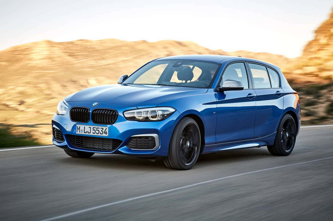 Download BMW 1 Series Showcasing its Sleek Design and Power Wallpaper