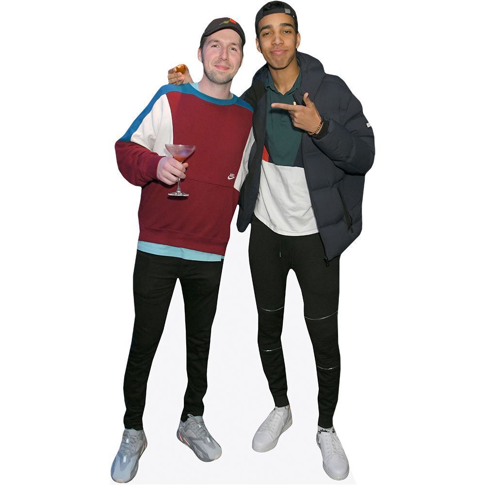 Calum McGinley And Niko Omilana (Duo 1) Mini Celebrity Cutout
