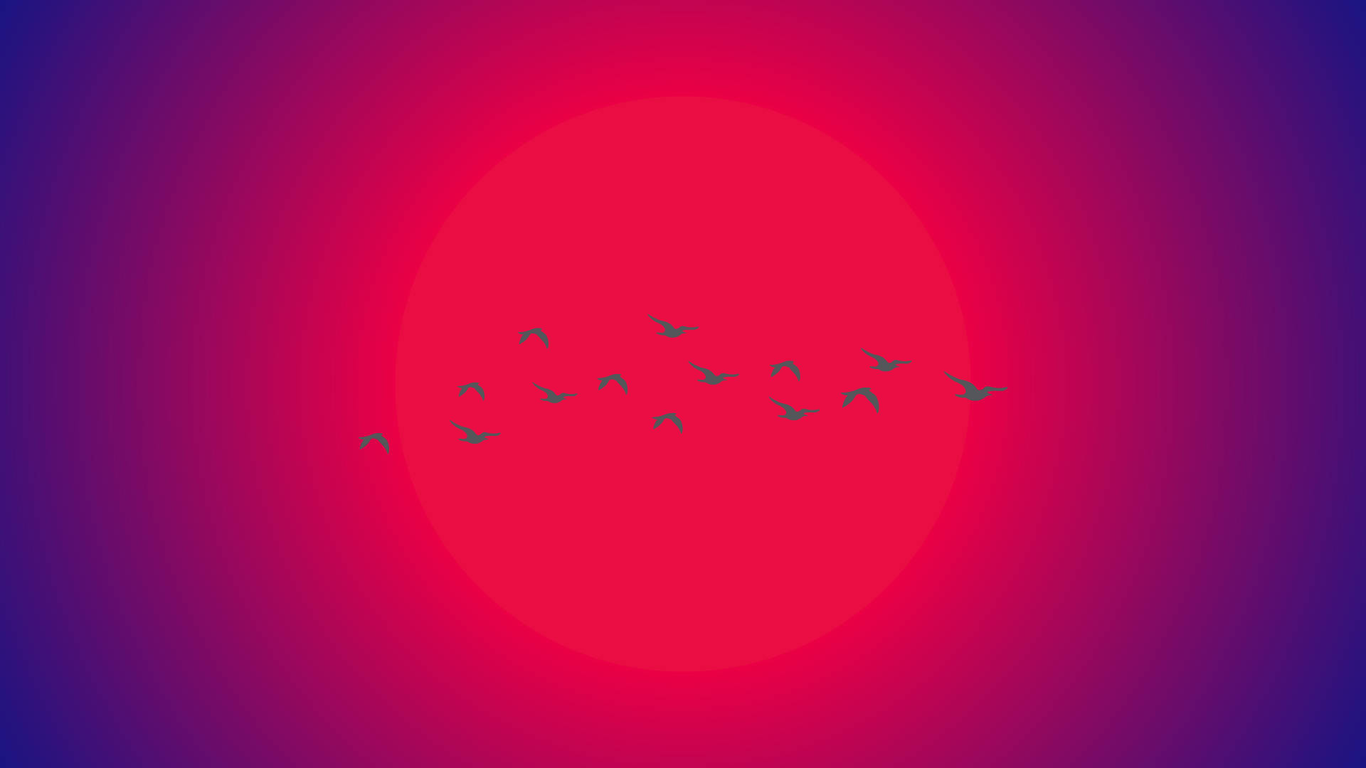 Download Minimalist Aesthetic Desktop Radiant Sky Gradient Wallpaper