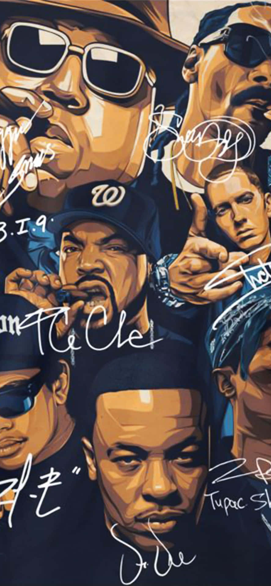 Download Celebrating the legacy of 90s Hip Hop Wallpaper