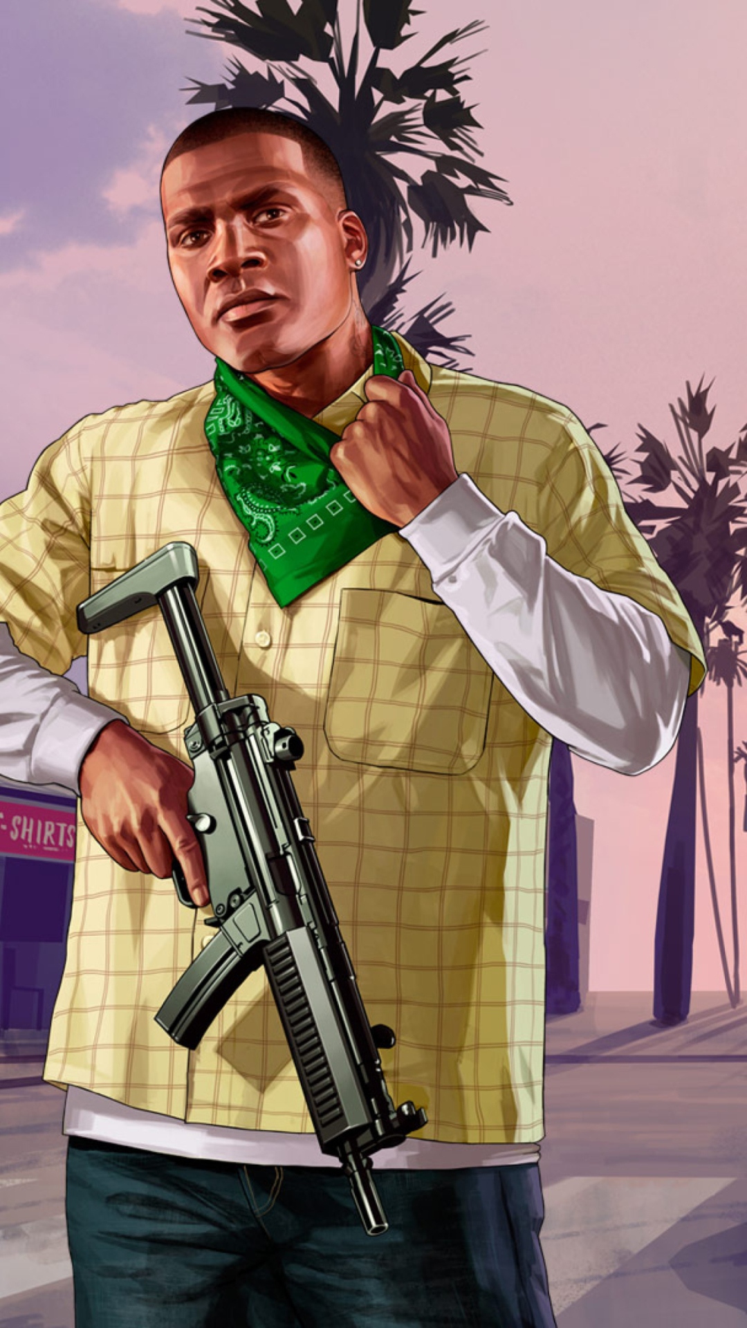 GTA 5. Franklin Character Wallpaper Download