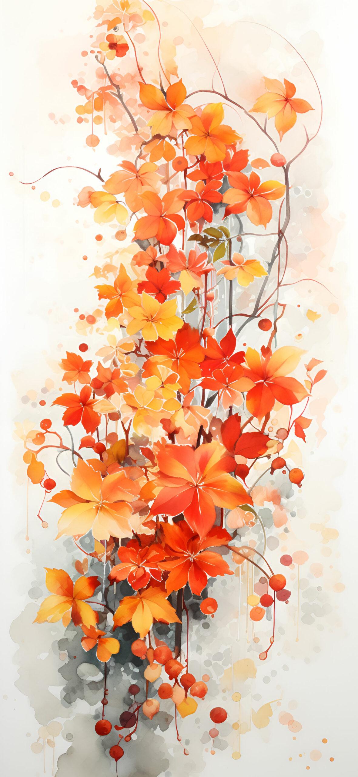 Fall Bouquet Art Wallpaper