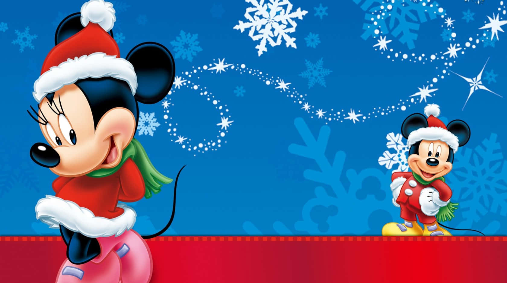 Cute Disney Christmas Wallpaper
