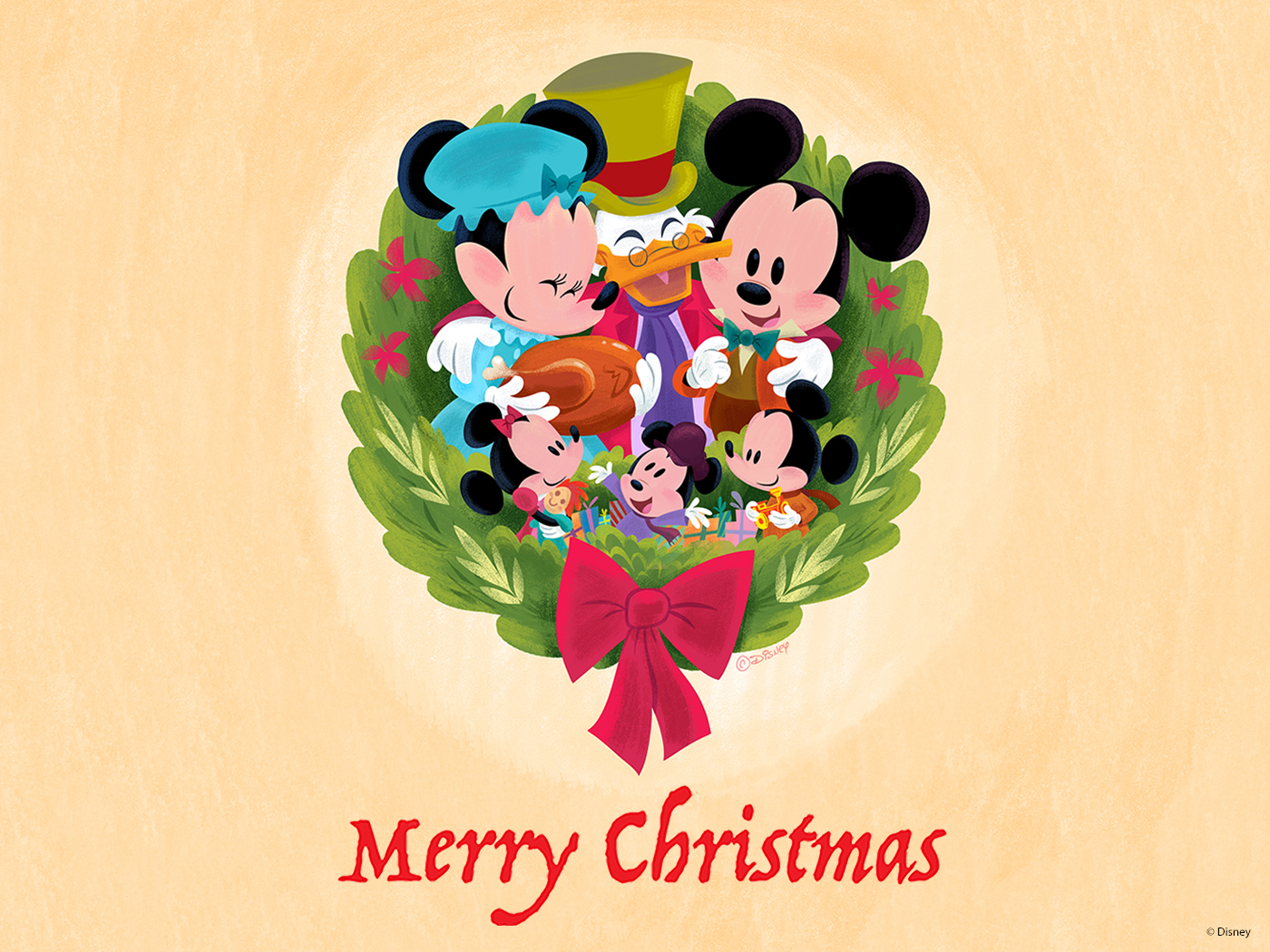 Disney Holiday Wallpaper