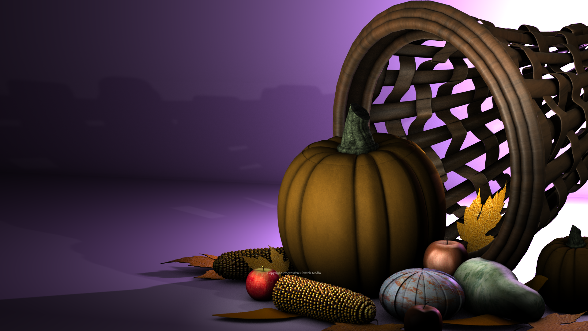 Thanksgiving Cornucopia Graphics Church Media