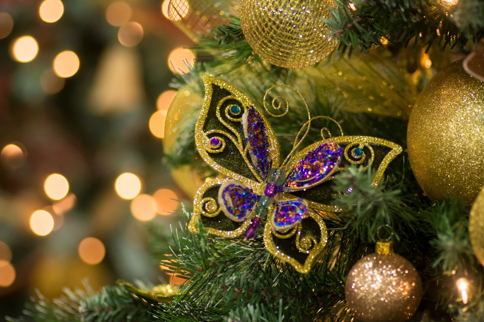 Butterfly Christmas Ornament