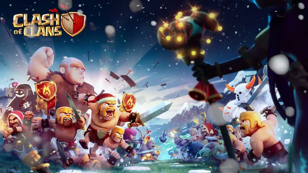 Clash Of Clans Christmas Theme Song 1 Hour