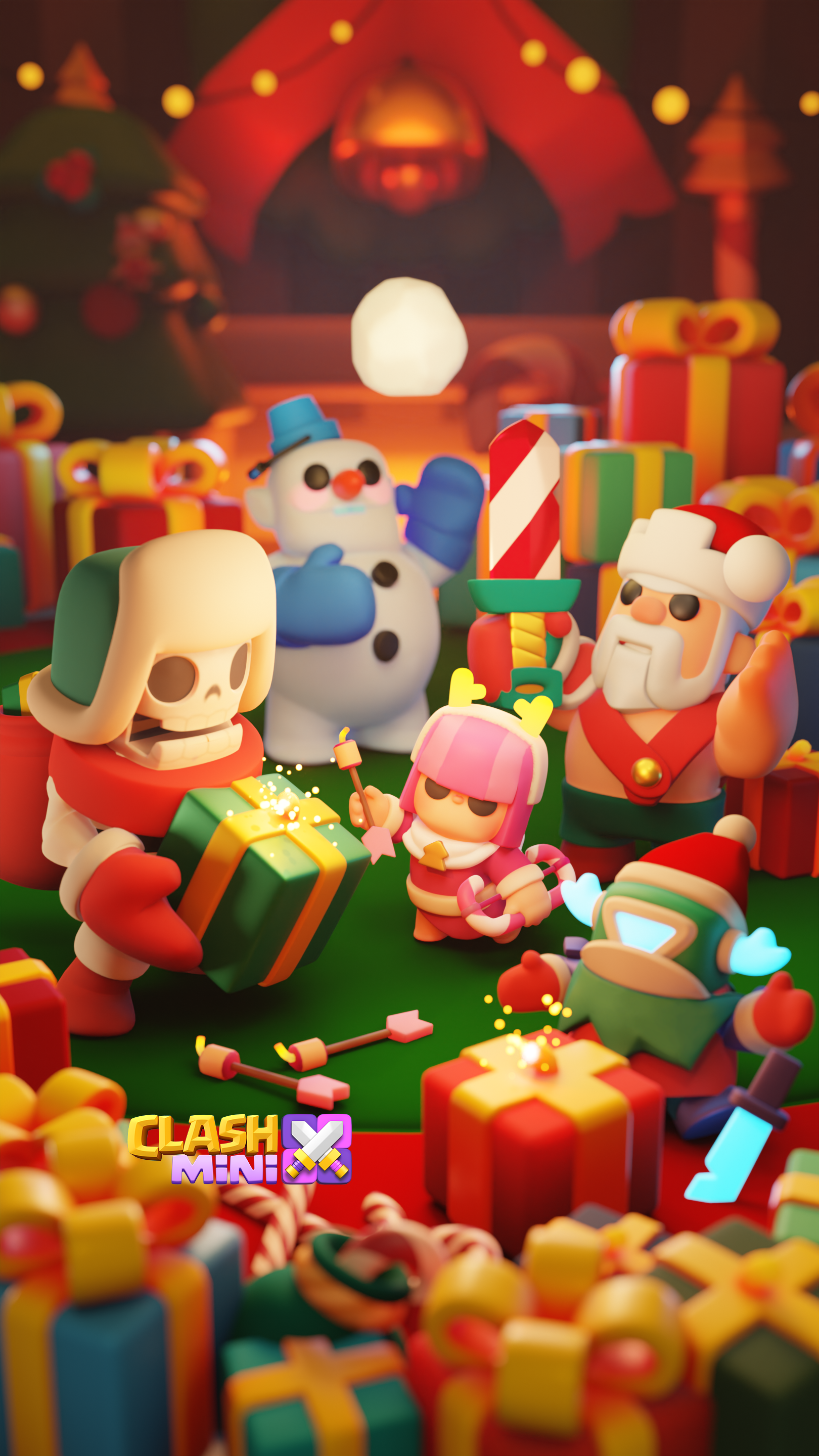 As a thank you for your patience and feedback during beta launch and now Clashmas, here are some wallpaper lol