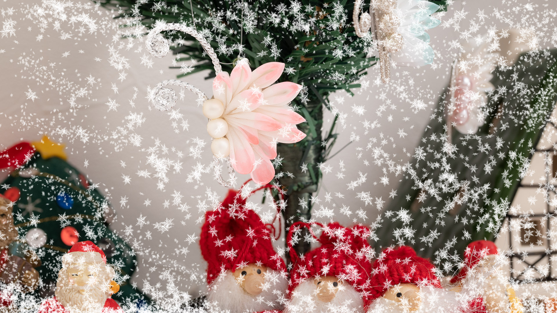 Oneshot2 Christmas butterfly. Tsumami Kanzashi School Online
