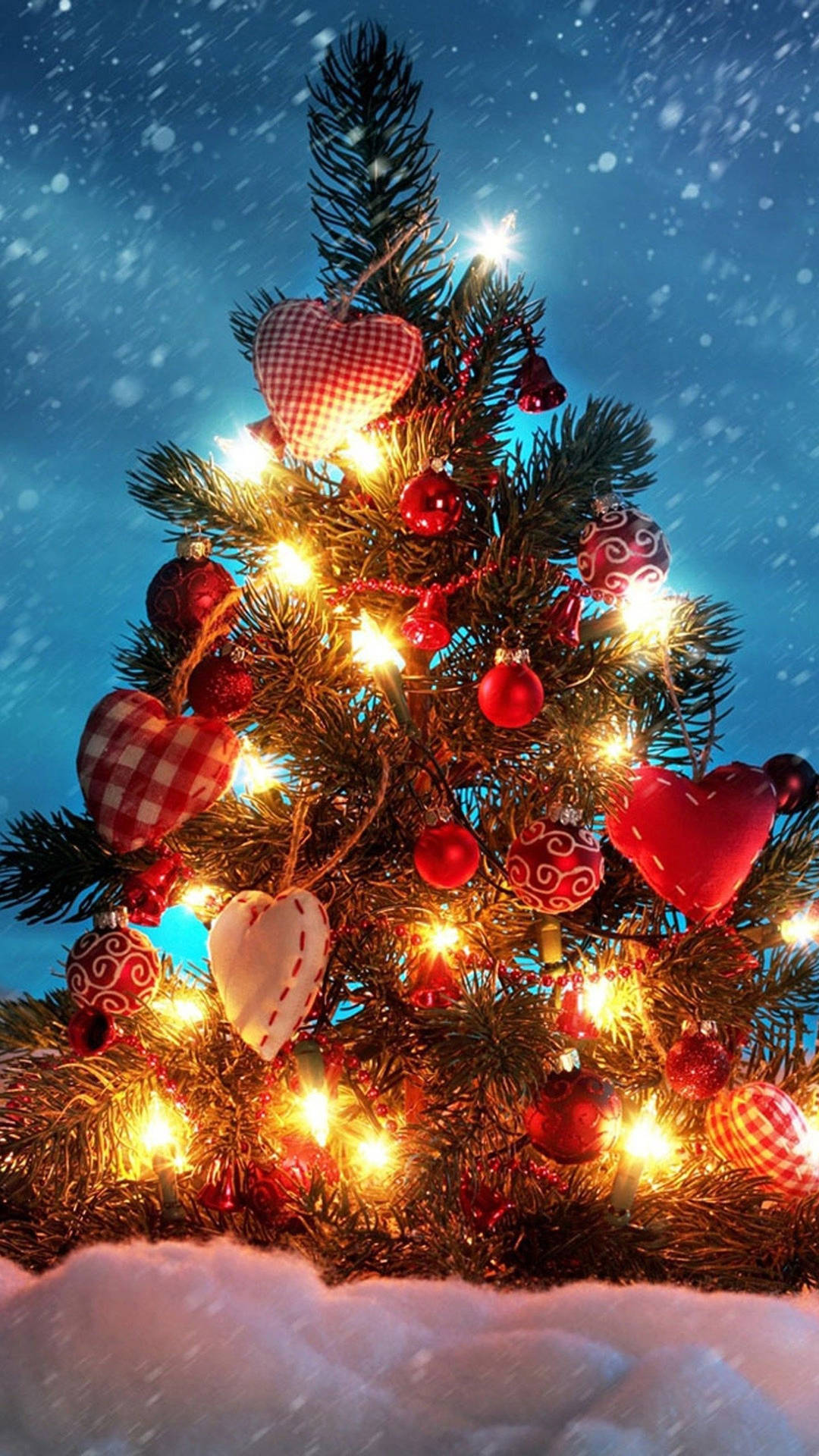 Download Christmas Tree Cell Phone Image Wallpaper