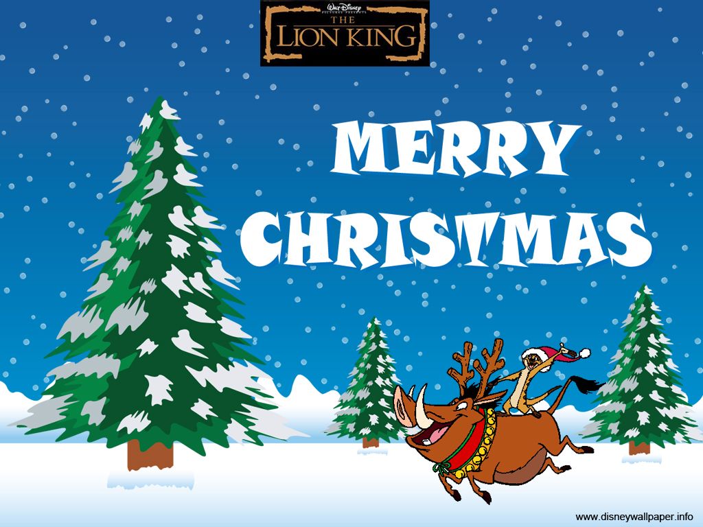 Christmas Lion King Wallpaper