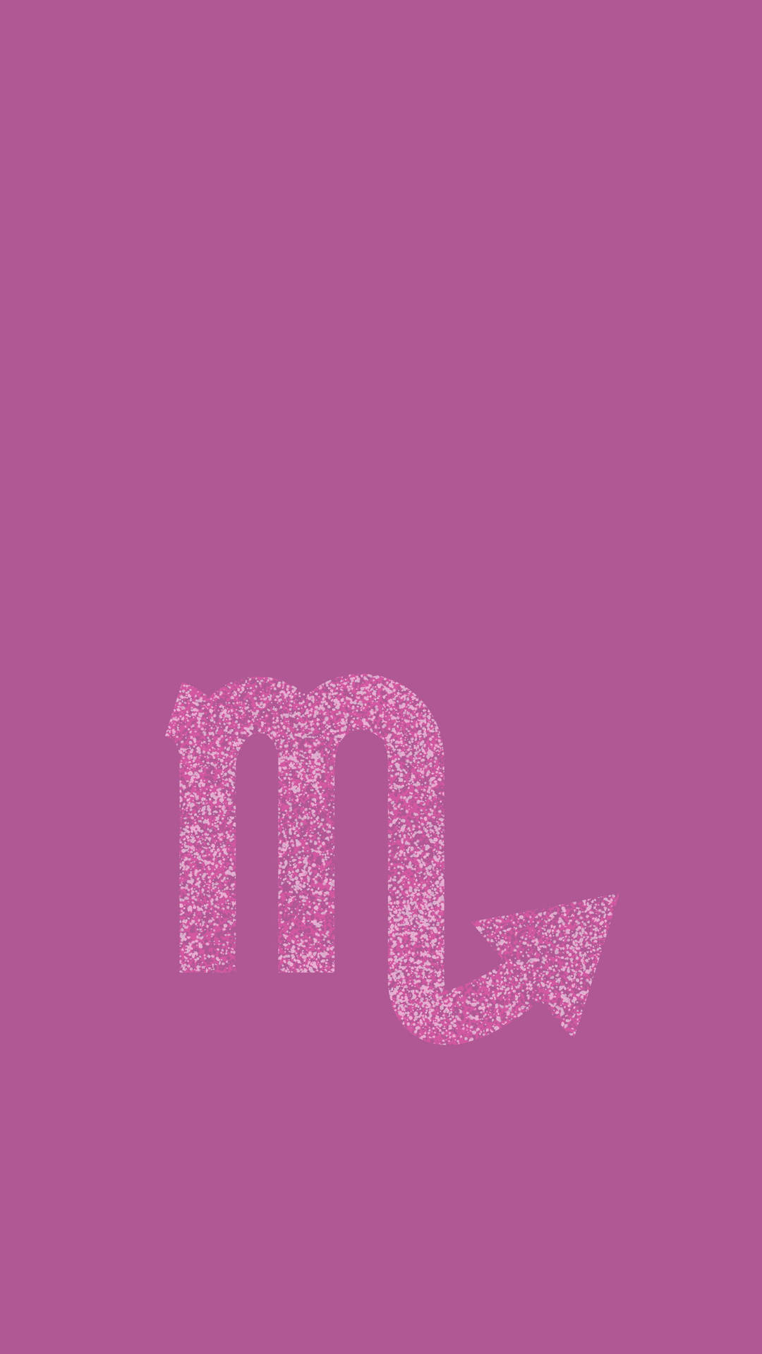 Download Pink Scorpio Aesthetic Glitter Wallpaper