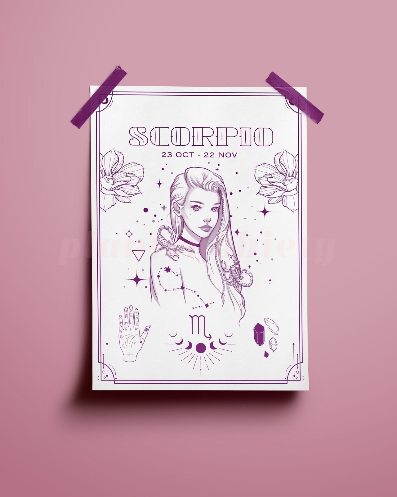 Scorpio Wall Art Print