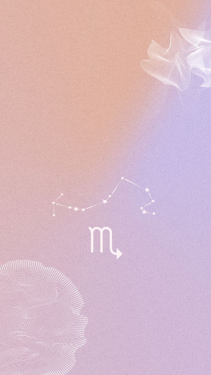 Scorpio Astrology Aesthetic wallpaper for phone (iphone wallpaper and android wallpaper). Scorpio, Art wallpaper iphone, Cute patterns wallpaper