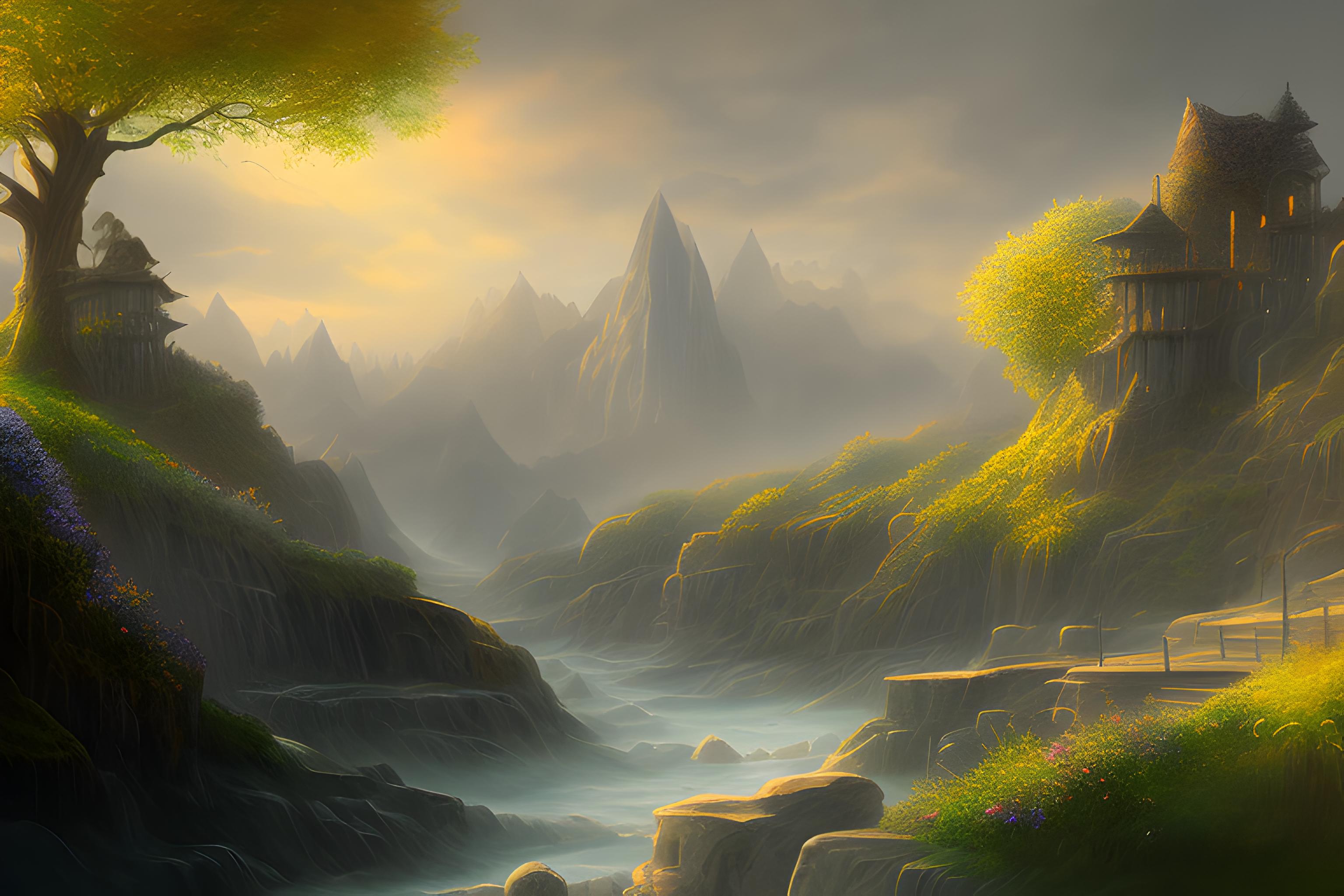 Fantasy scene wallpapers wallpaper cave