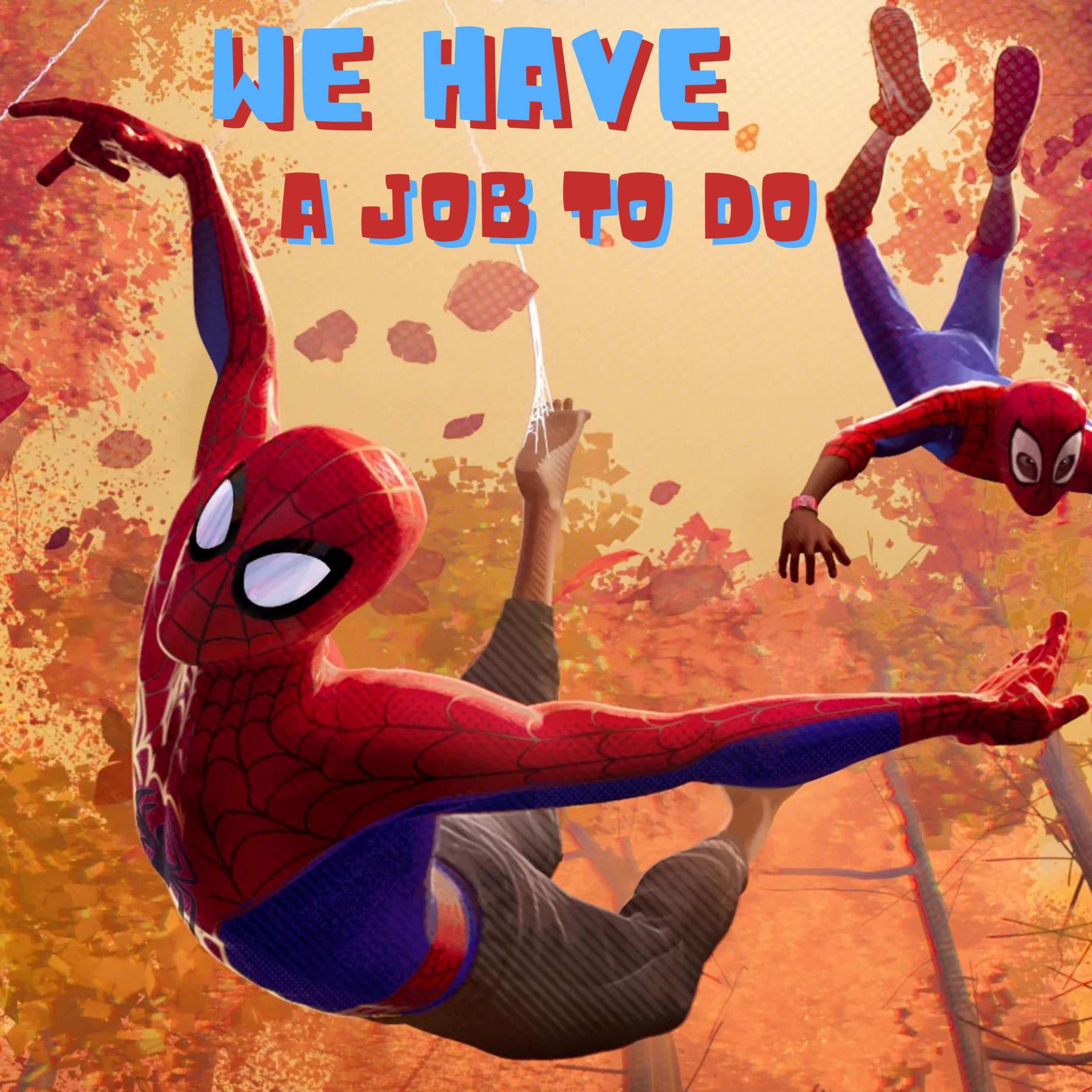 We Have a Job to Do Duo Spiderman iPad Wallpaper iPad Wallpaper 4k iPad Wallpaper 5k free download iPad Pro, iPad Mini, iPad Air, iOS, iPadOS, Parallax, iPad retina Wallpaper