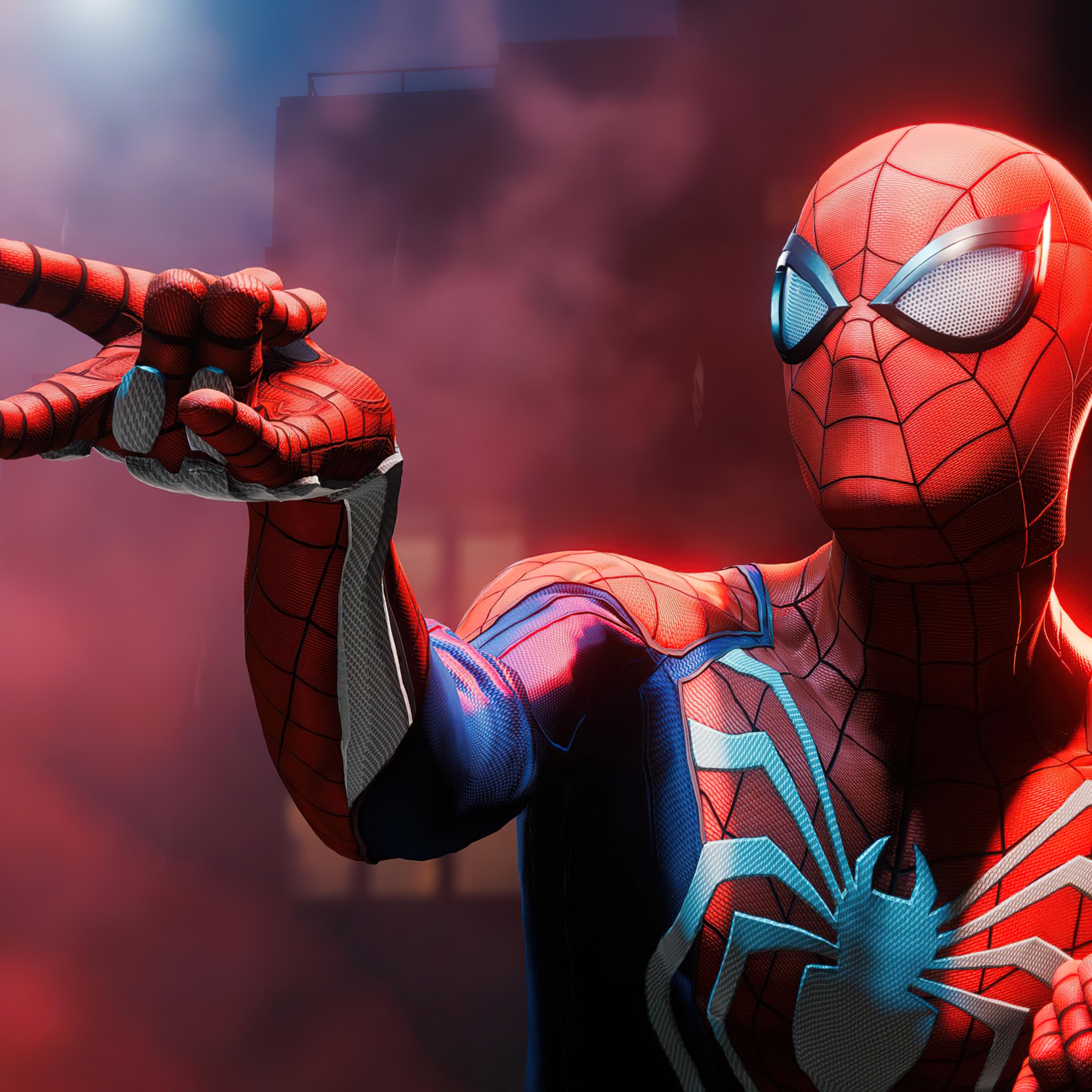 Marvel's Spider Man Remastered Wallpaper 4K, Advanced Suit