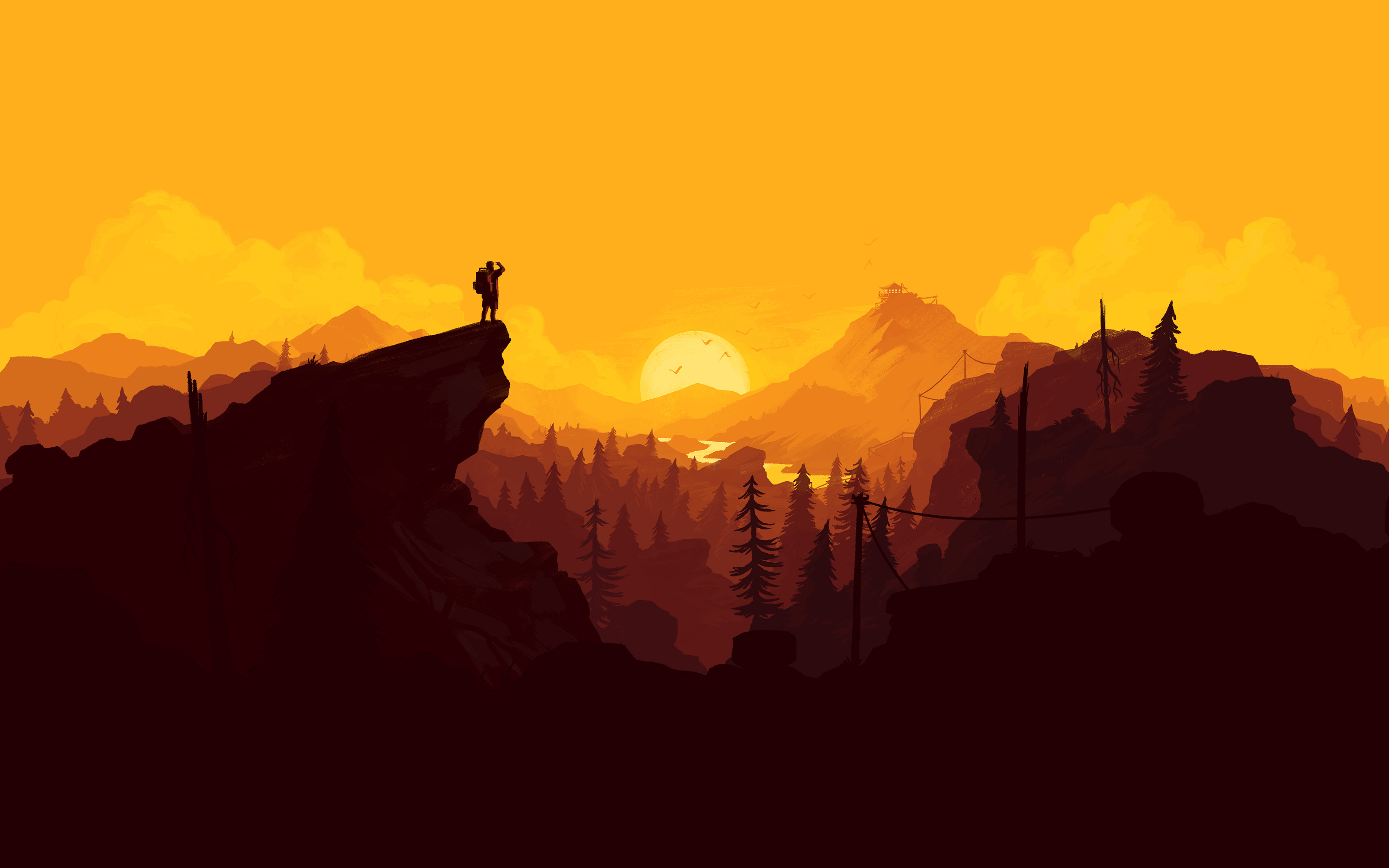 Nature Sunset Simple Minimal