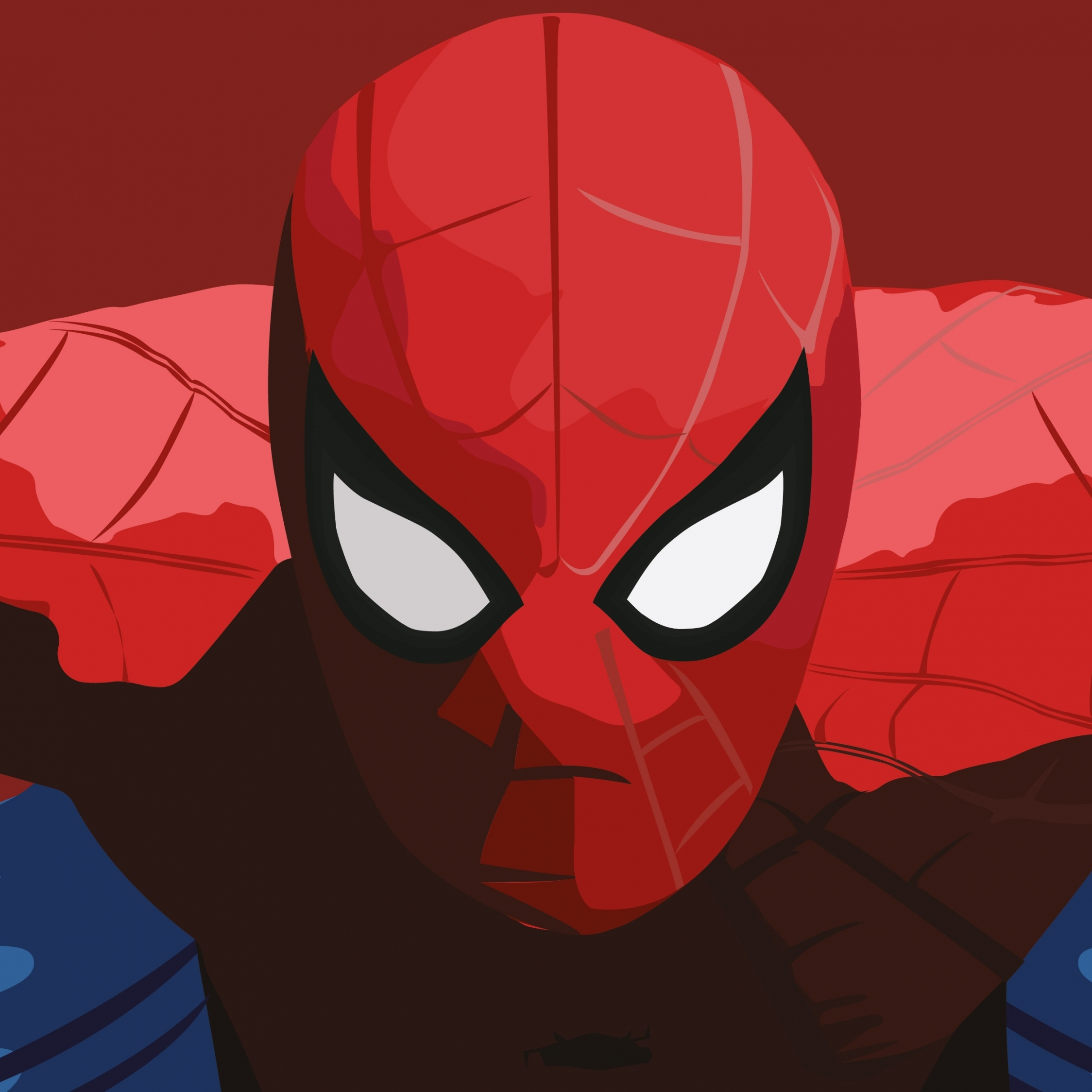 Download Wallpaper 2248x2248 Spider Man, Minimal, Close Up, Art, Ipad Air, Ipad Air 2, Ipad 3, Ipad 4, Ipad Mini 2, Ipad Mini 3, 2248x2248 HD Background, 18218