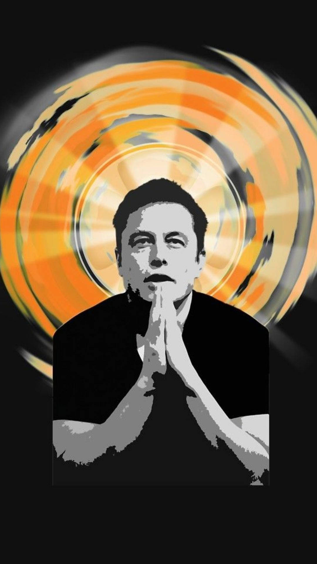 Download Caption: Visionary Innovator Musk Fan Art Wallpaper