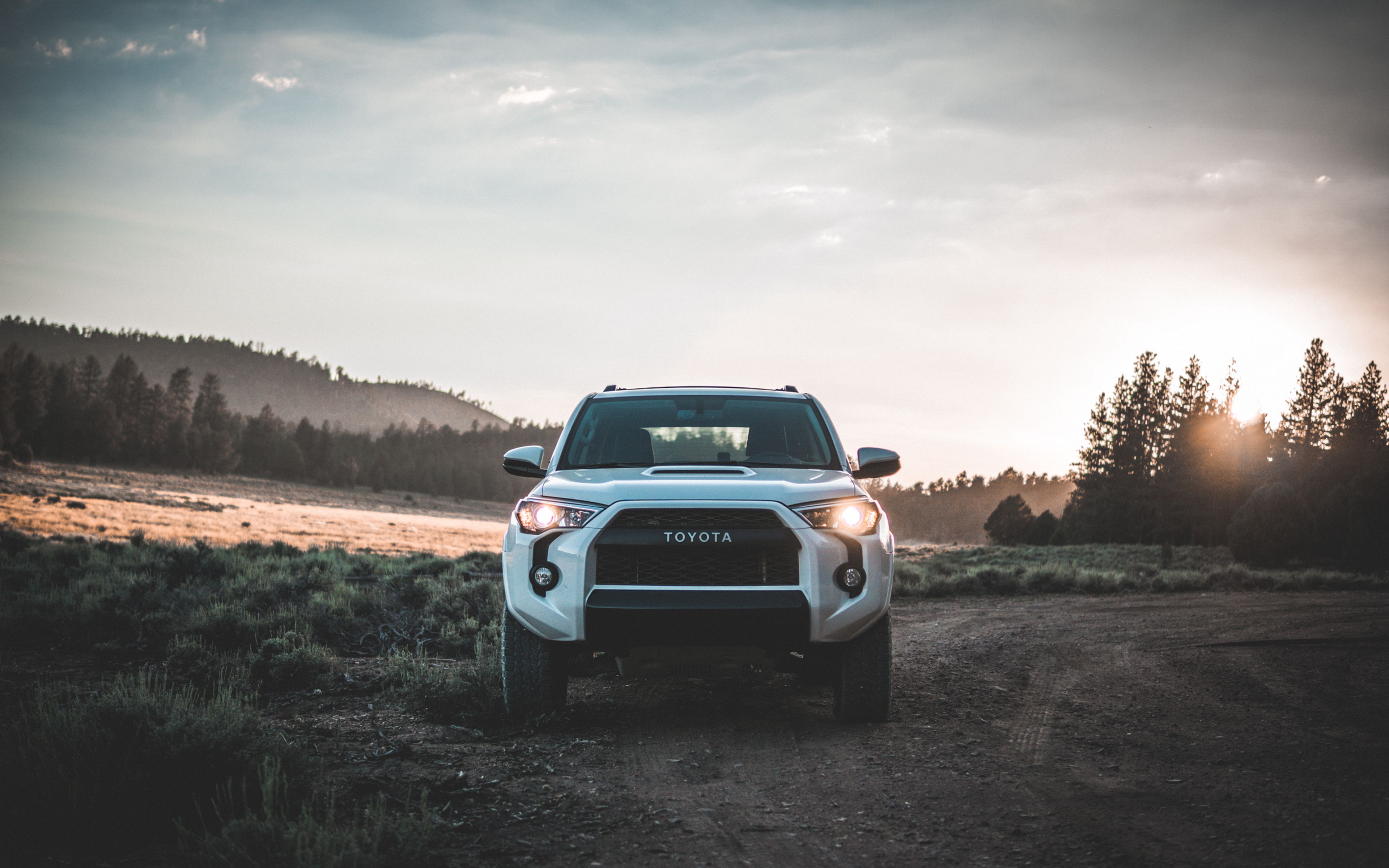 Download wallpaper 3840x2400 toyota tacoma, toyota, pickup, front view, truck 4k ultra HD 16:10 HD background