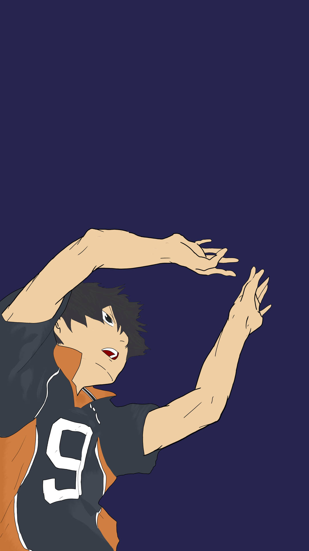 Download Tobio Kageyama Aesthetic Anime iPhone Wallpaper