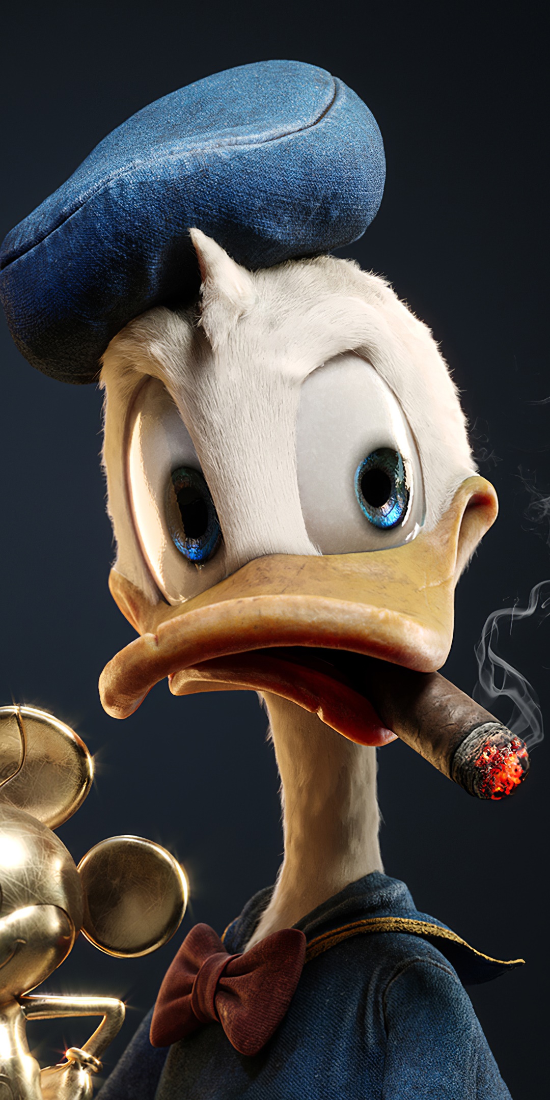 Movie Disney, Gun, Cigar, Donald Duck, 1080x2160 Phone HD Wallpaper