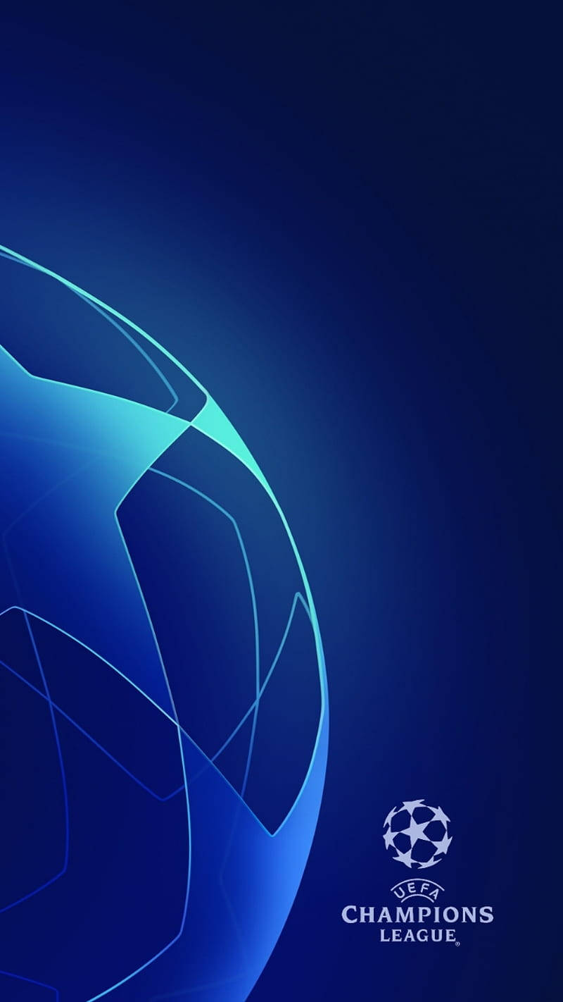 Download Metallic Gradient Ball Star Champions League Wallpaper
