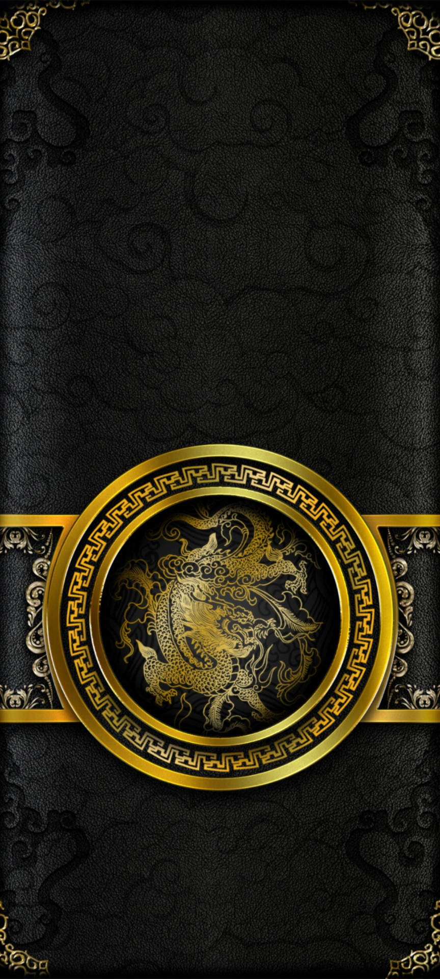 Download Chinese Dragon Black And Gold