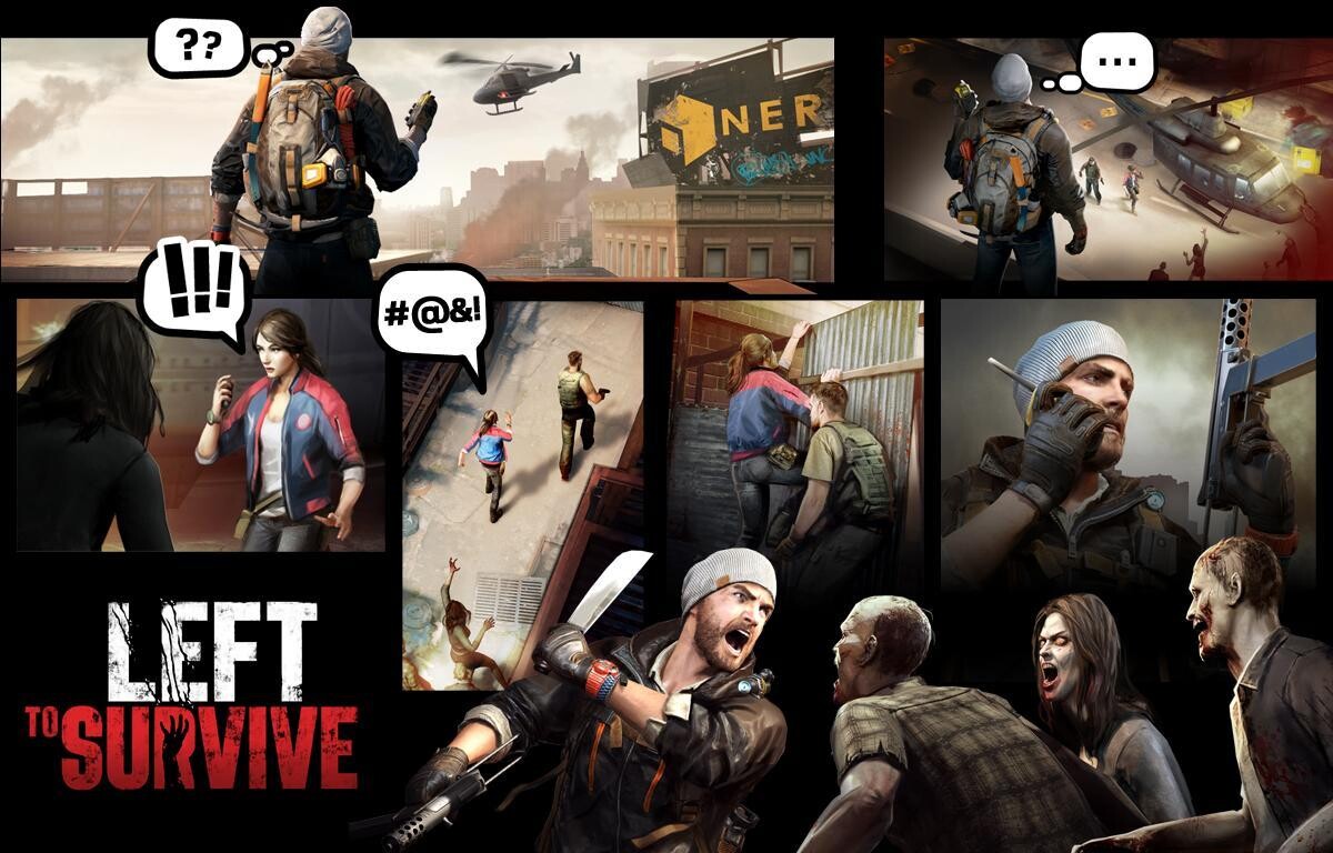 Left to Survive Comix Art