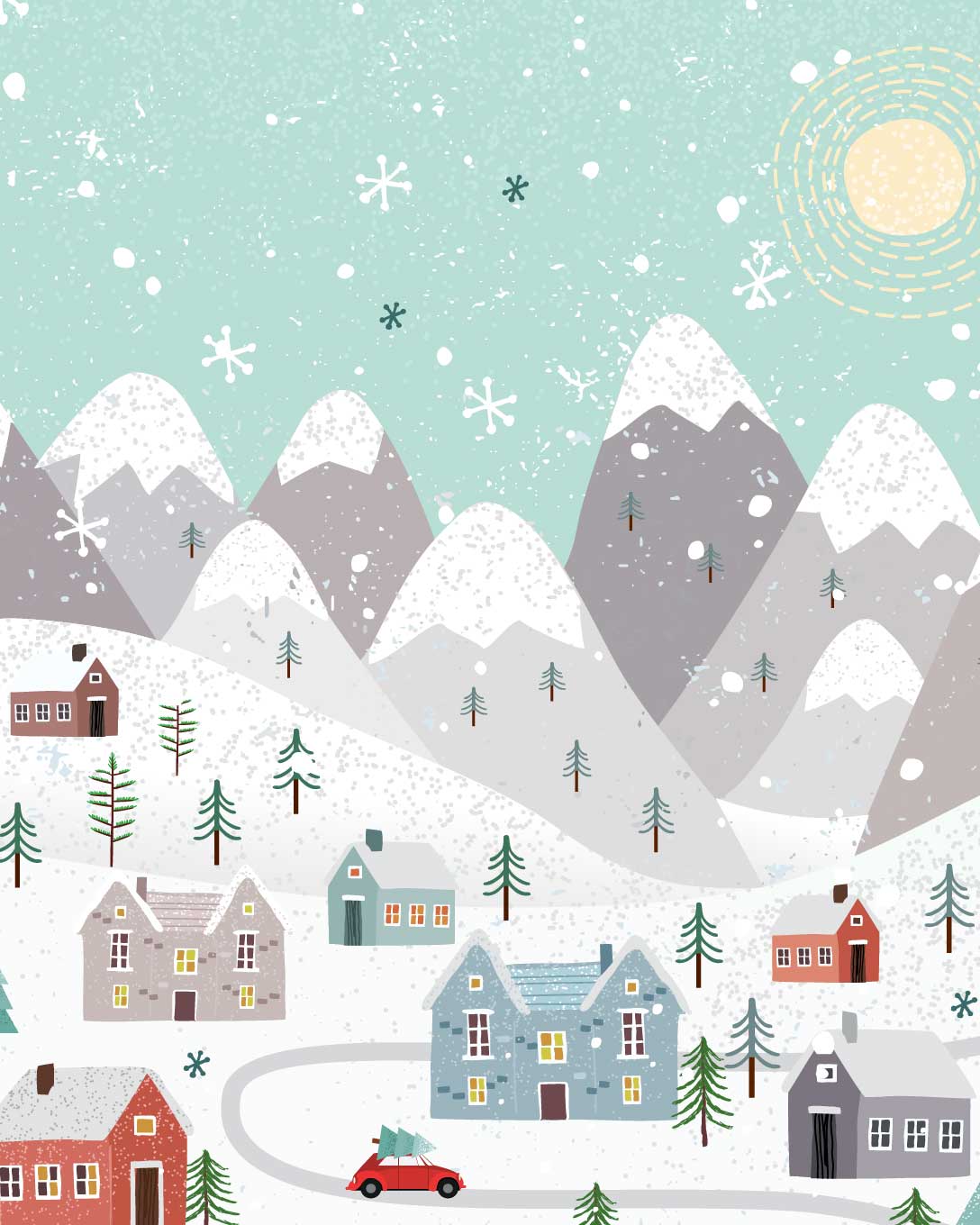 Winter Holiday Free Phone Wallpaper. Weekly Inspiration