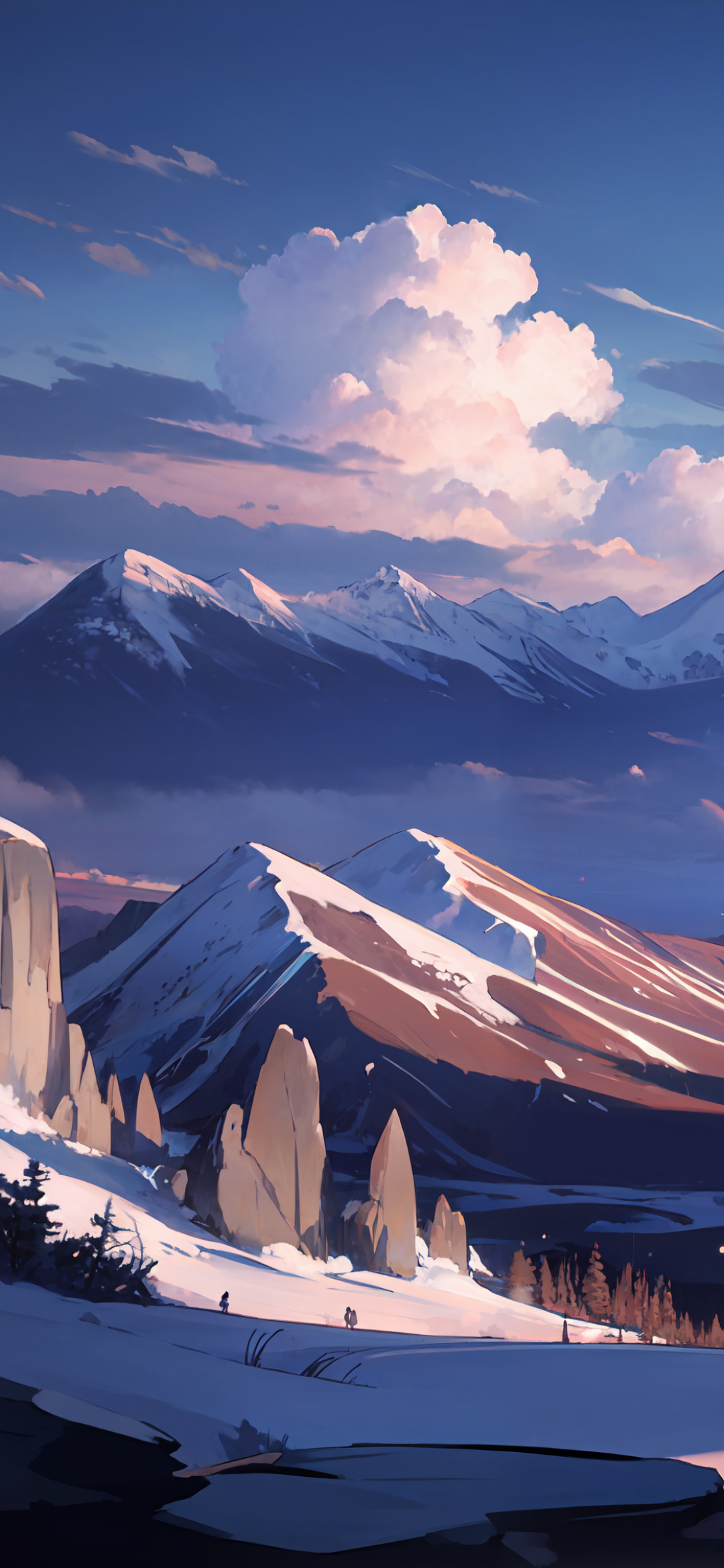 Anime Landscape Phone Wallpaper