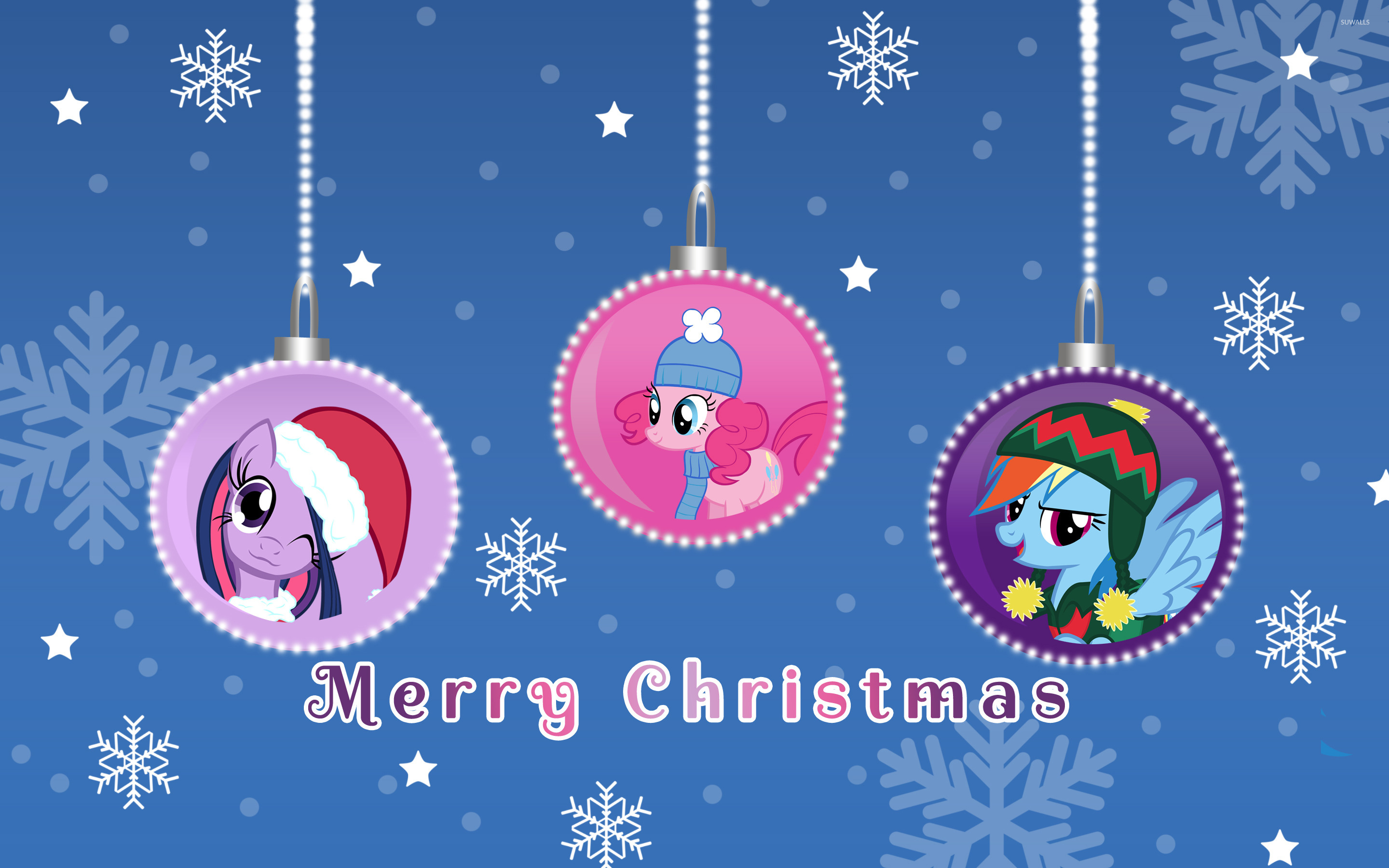 Merry My Little Pony Friendship is Magic Christmas wallpaper wallpaper
