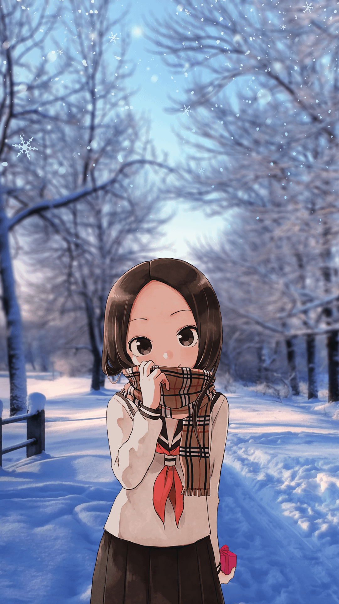 Yoo, I Tried To Make A Mobile Wallpaper Of Takagi San By Blending Her With A Real Background And Adjusting Lights Colours And Others. What You Think?, R Takagi_san