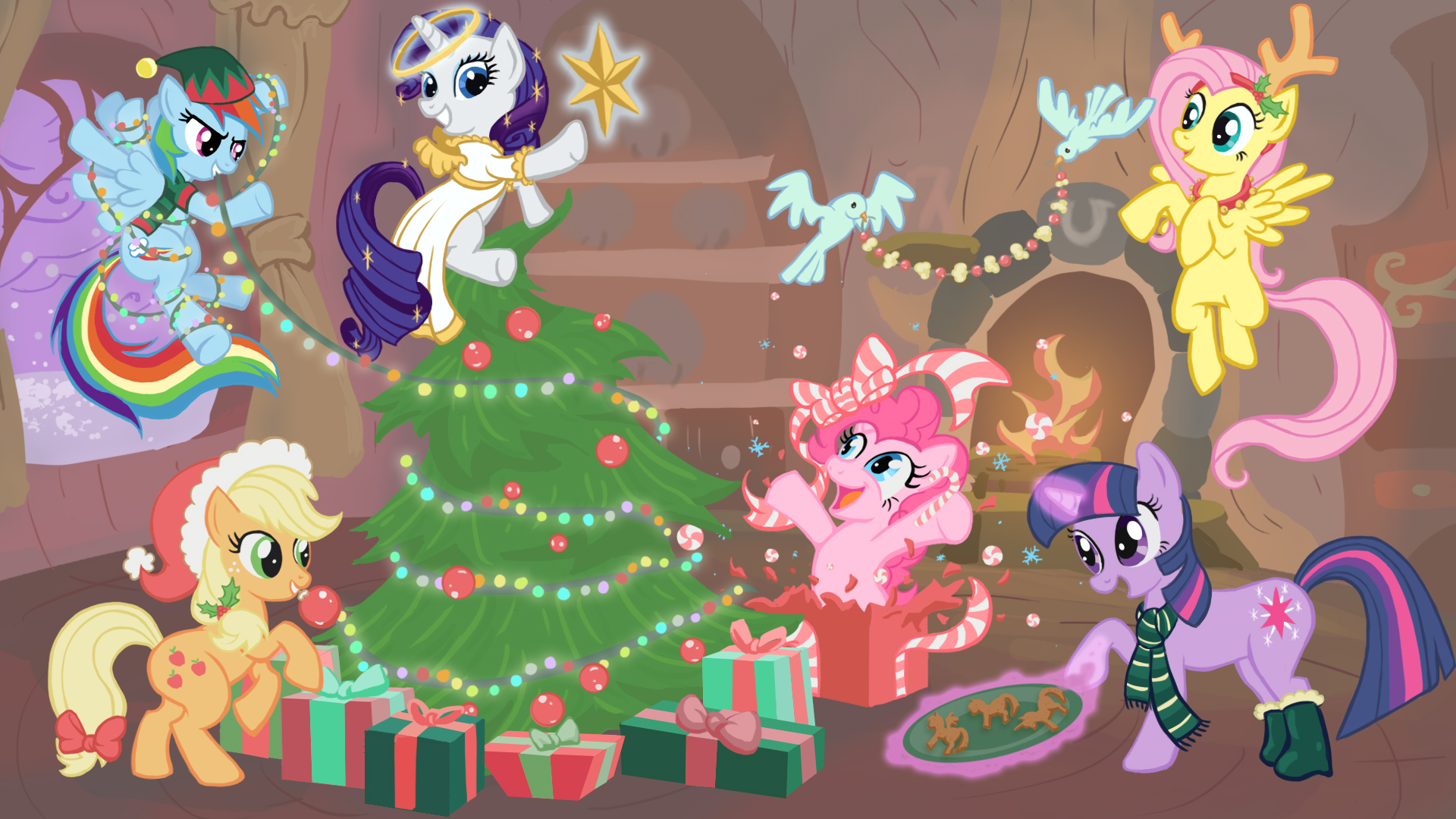 Mare Y Christmas By Bladesfire. My Little Pony Wallpaper. My Little Wallpaper Are Magic