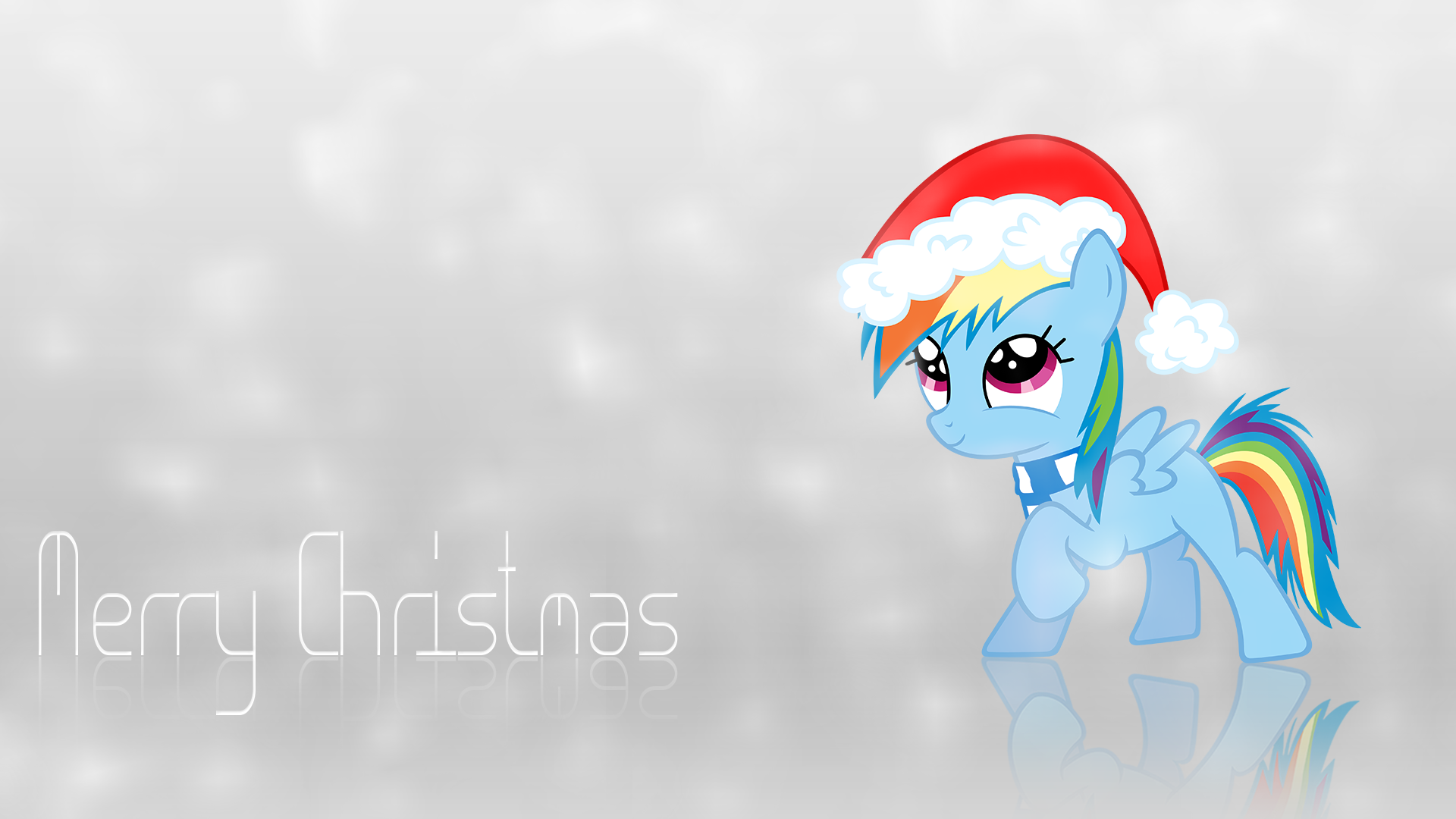 Rainbow Dash Christmas Wallpaper by Npm98, smlahyee and Veggie55. My Little Pony wallpaper. My Little Wallpaper are Magic