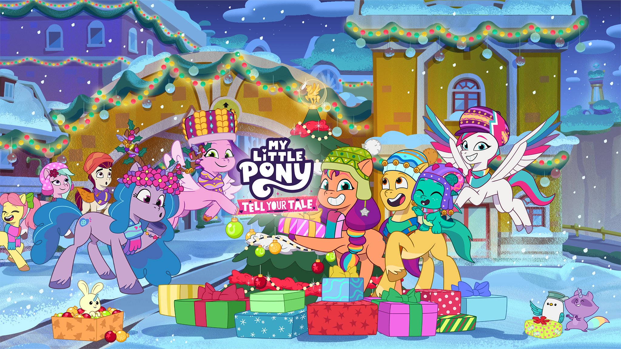 Generation 5 My Little Pony Updates Slovak My Little Pony Official Channel Has Been Updated With This Adorable Christmas Themed Tell Your Tale Banner! This Banner Will Probably Be Used