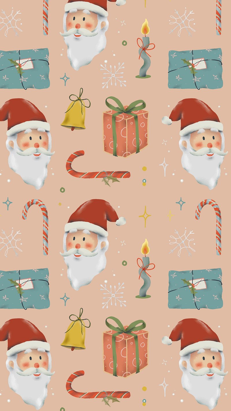 Wallpaper Phone Santa Claus Image Wallpaper