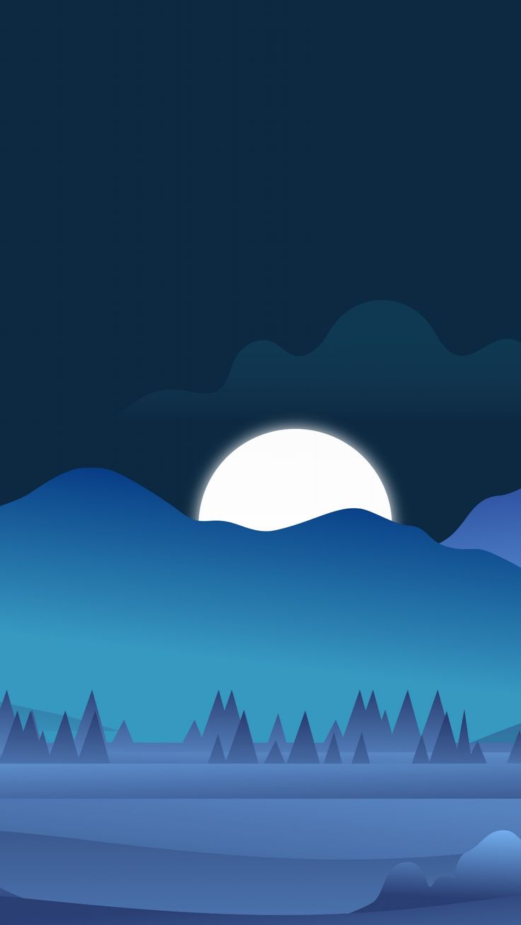Download wallpaper 2160x3840 blue theme, minimal, art, mountains and forest, 2160p, sony xperia z5 p. Cartoon wallpaper iphone, Picture to draw, Mobile wallpaper