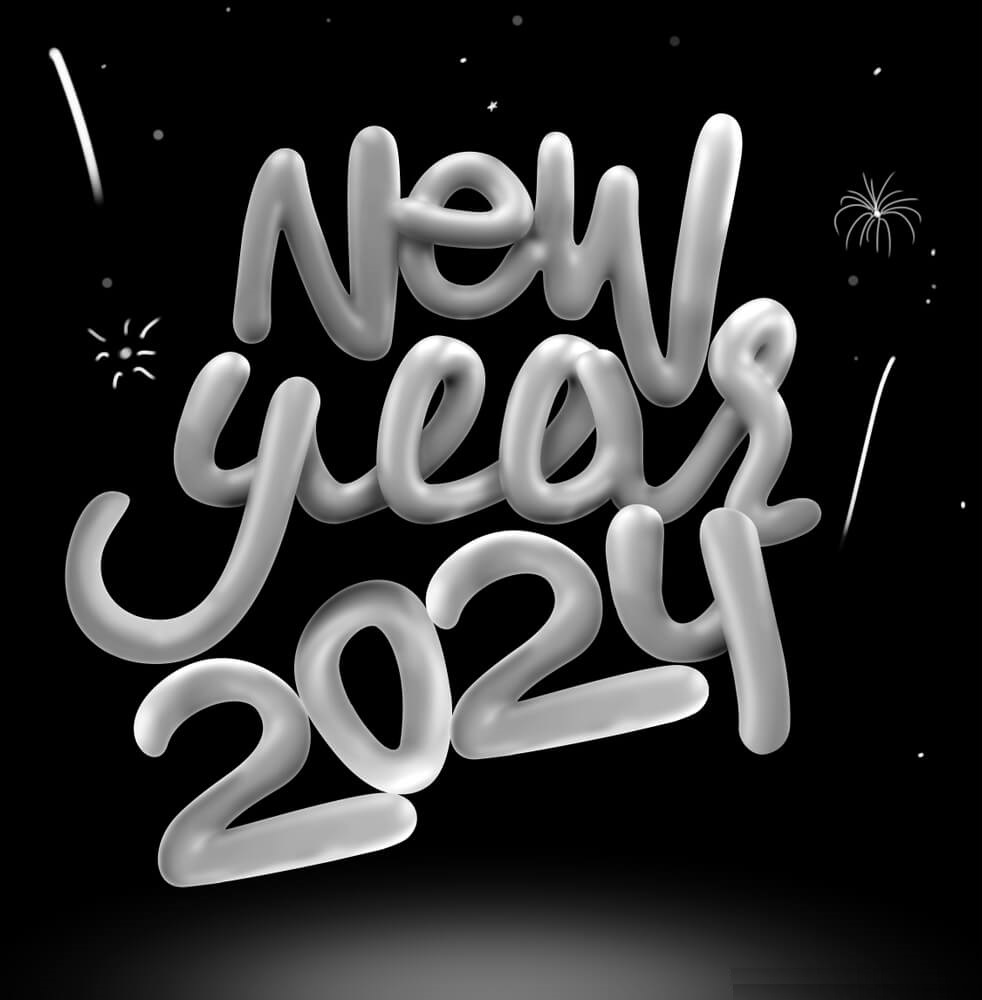 Happy New Year 2024 HD Image Free Download